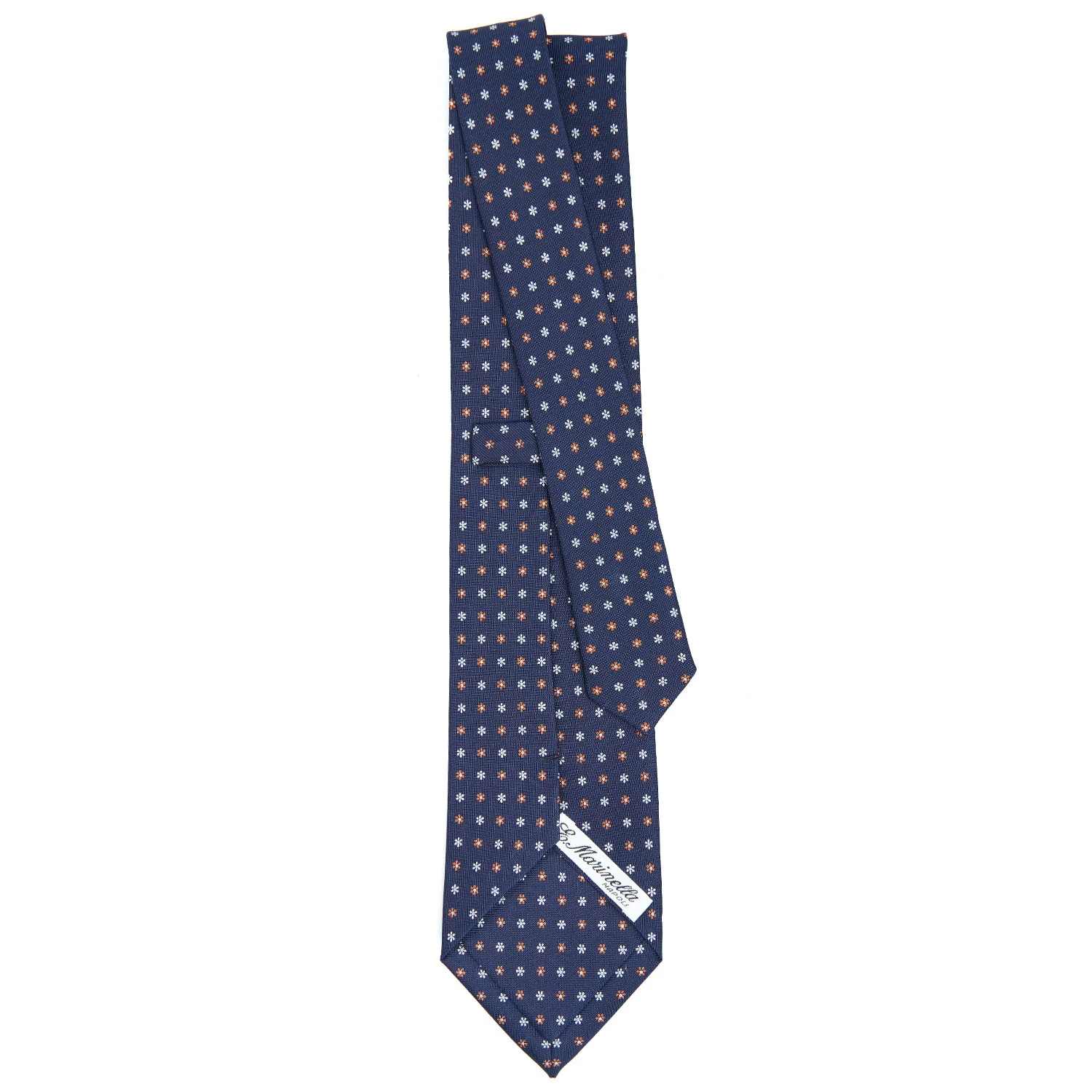 DARK BLUE CLASSIC SILK TIE - Image 3