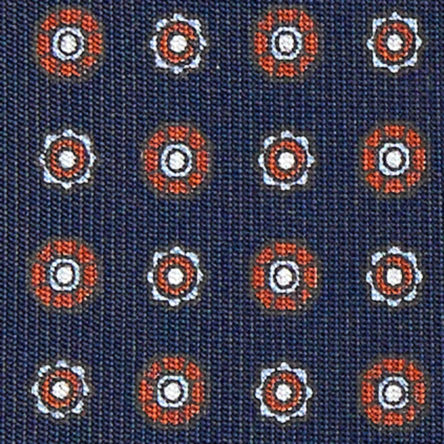 DARK BLUE CLASSIC SILK TIE - Image 5
