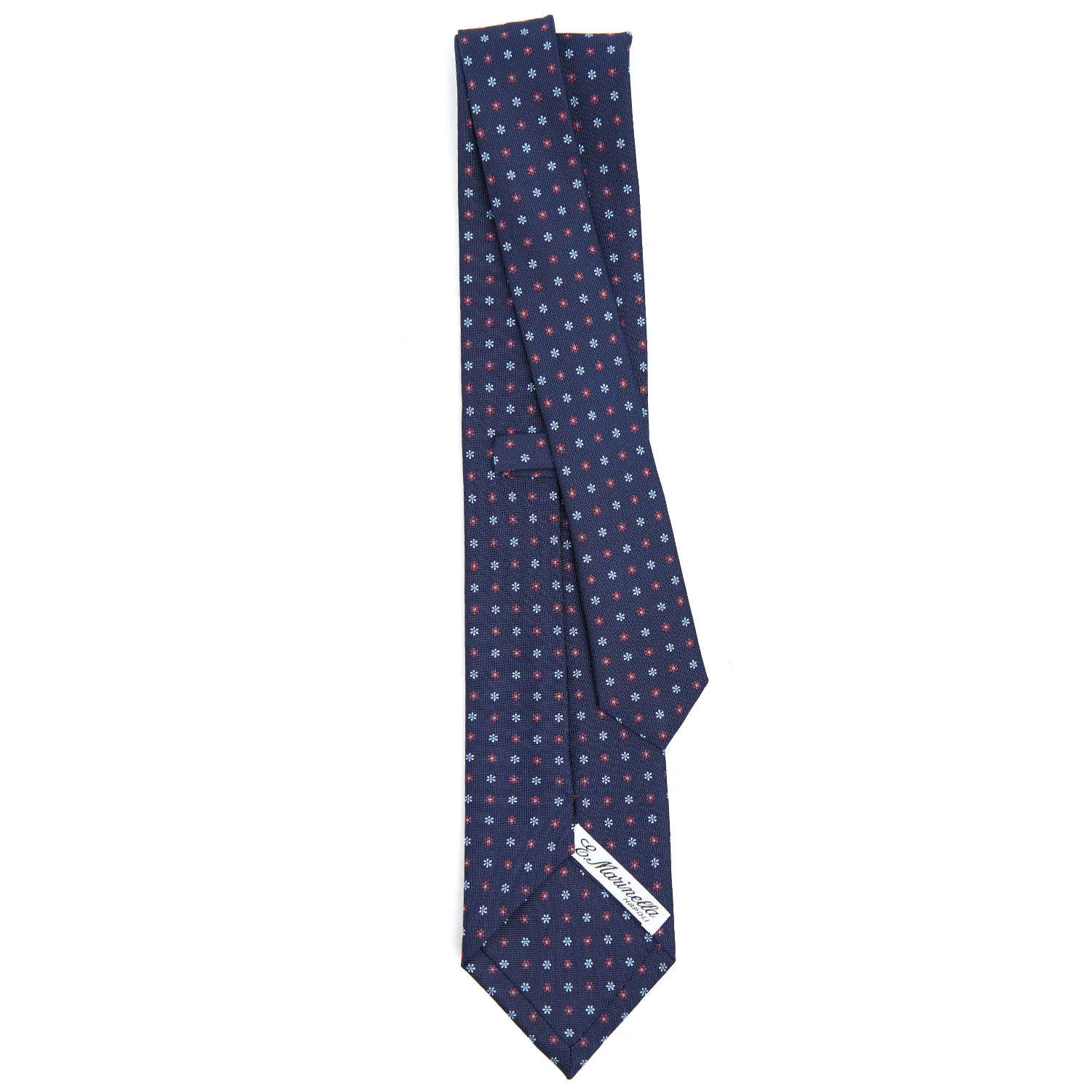 DARK BLUE CLASSIC SILK TIE - Image 3
