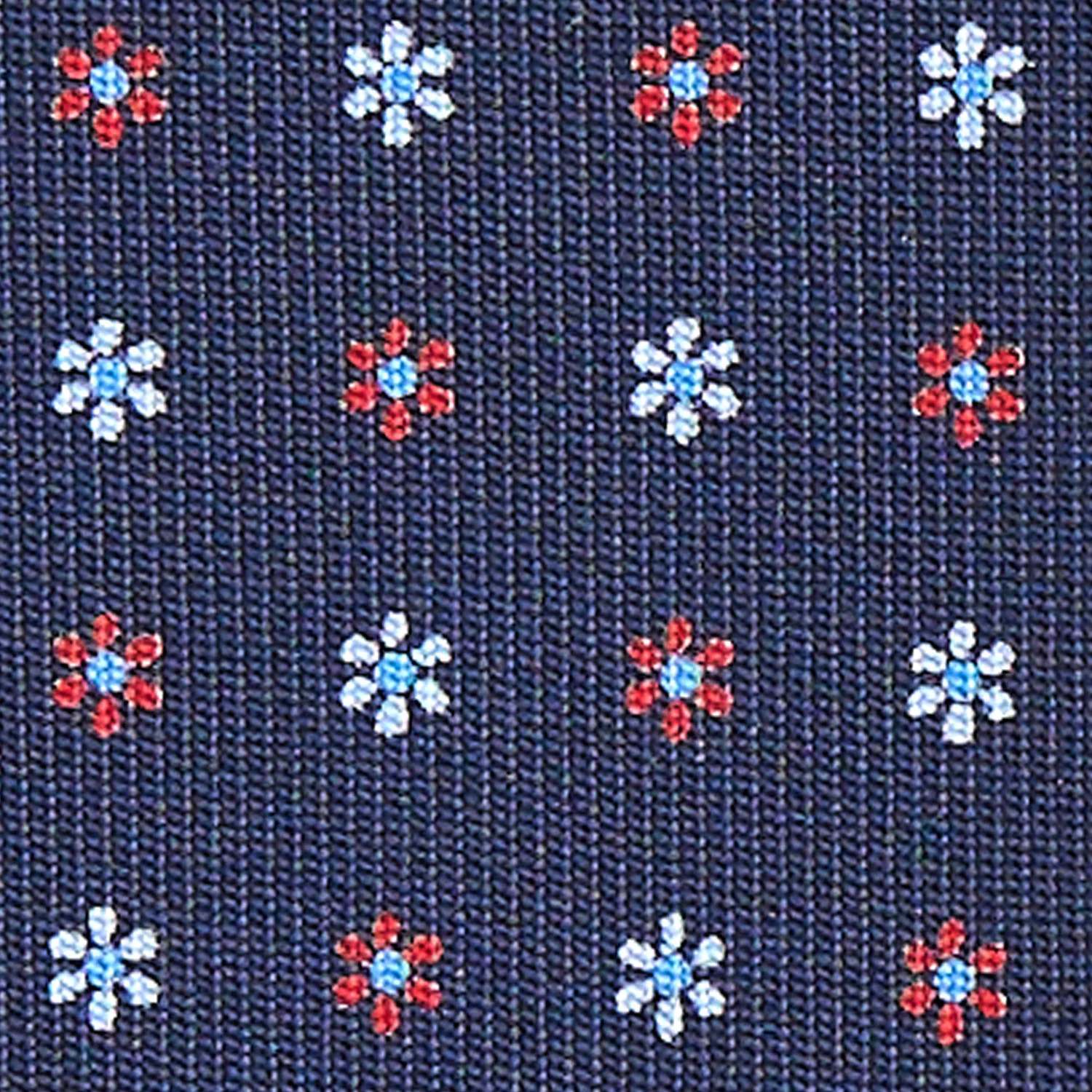 DARK BLUE CLASSIC SILK TIE - Image 5