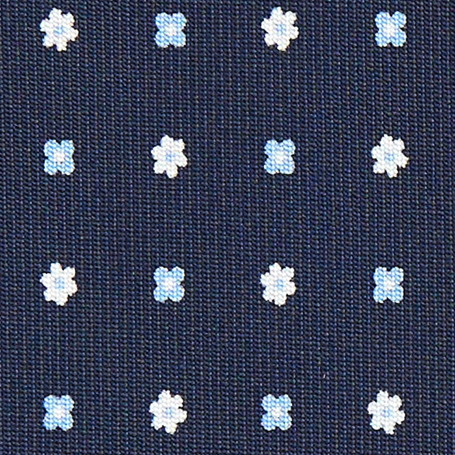 DARK BLUE CLASSIC SILK TIE - Image 5