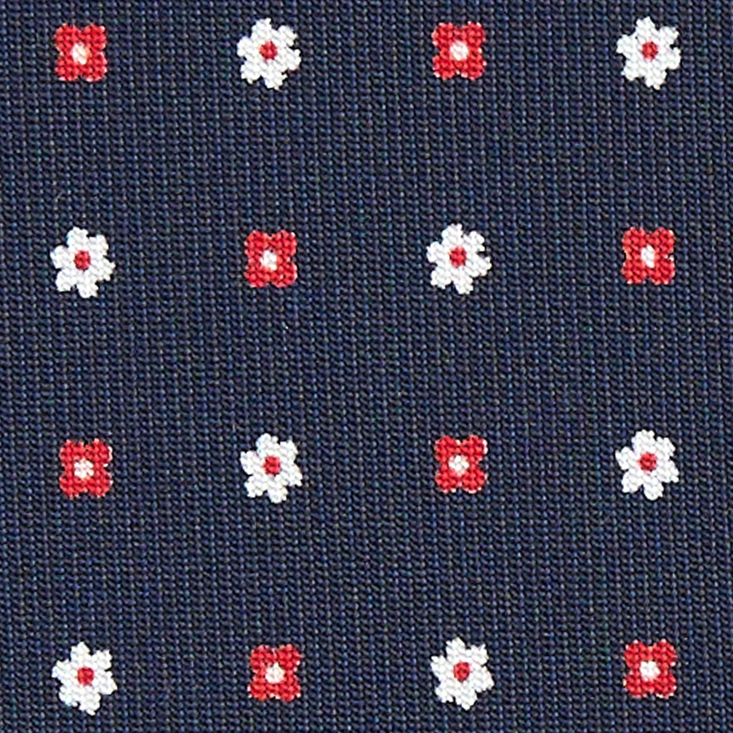DARK BLUE CLASSIC SILK TIE - Image 5