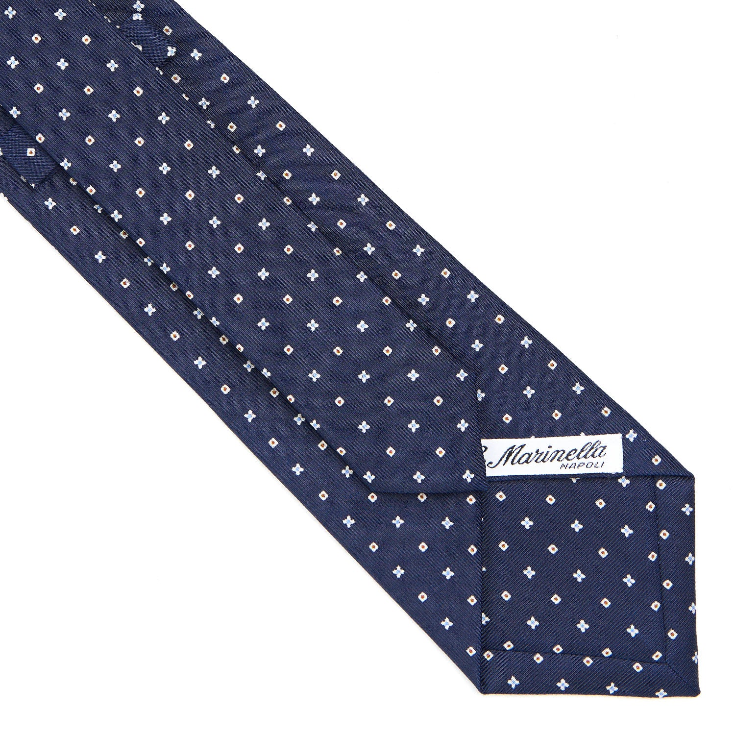 DARK BLUE CLASSIC SILK TIE - Image 4