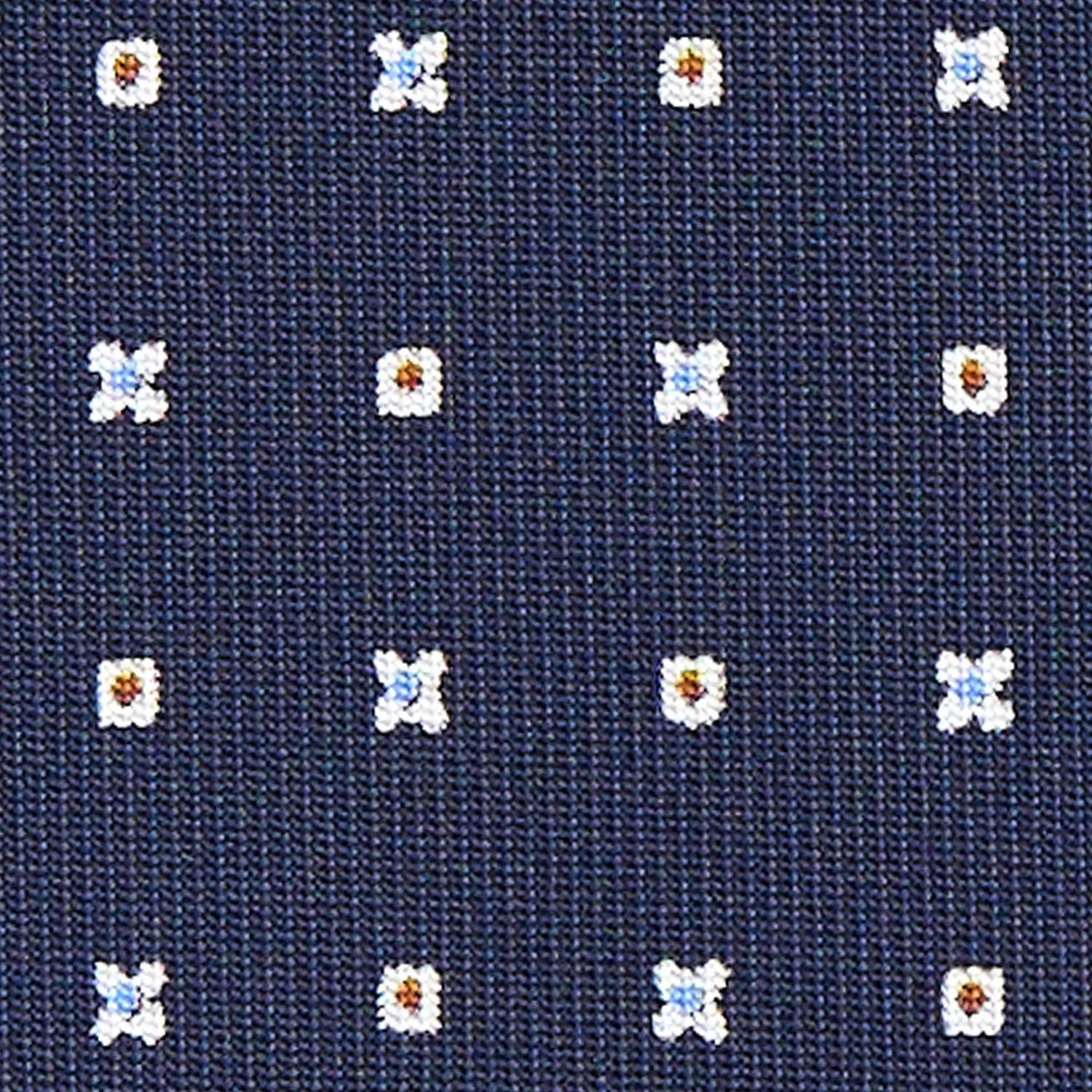 DARK BLUE CLASSIC SILK TIE - Image 5