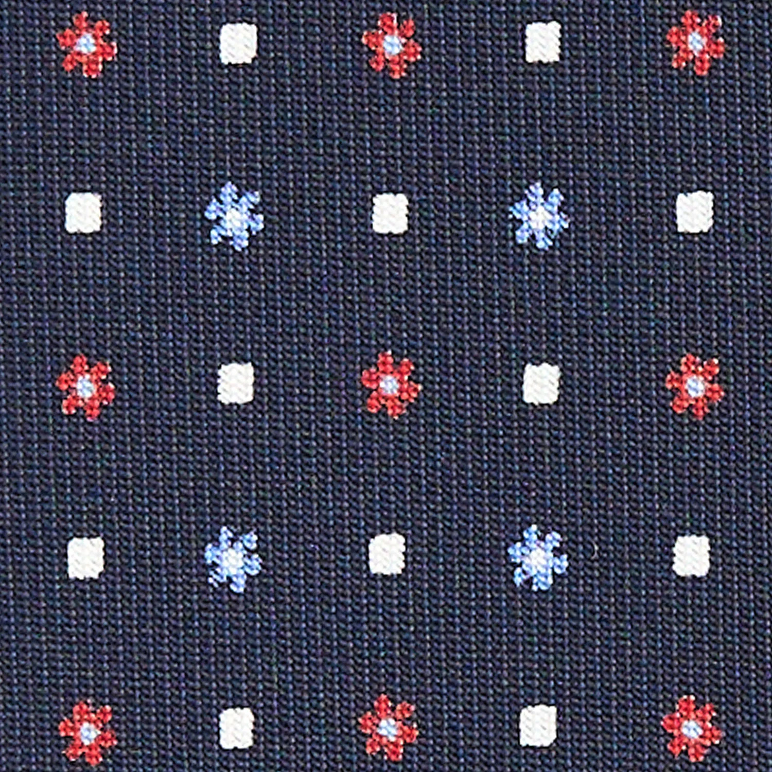 DARK BLUE CLASSIC SILK TIE - Image 5