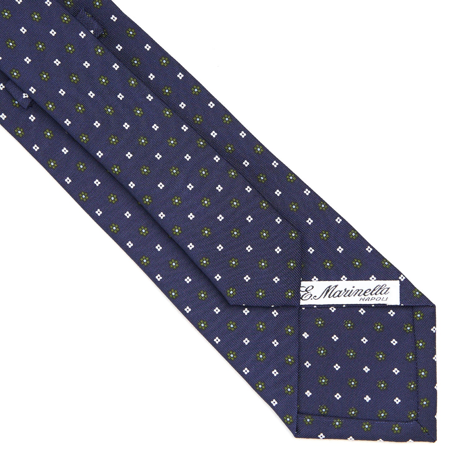 DARK BLUE CLASSIC SILK TIE - Image 4