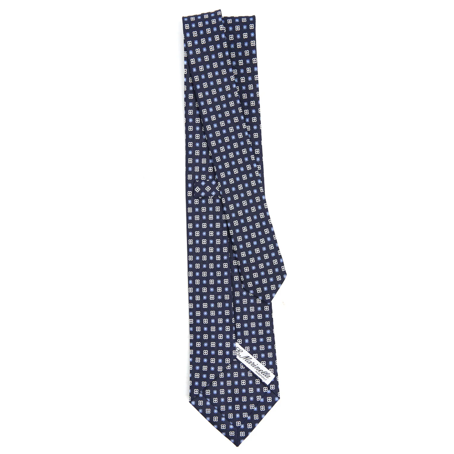 DARK BLUE CLASSIC SILK TIE - Image 3