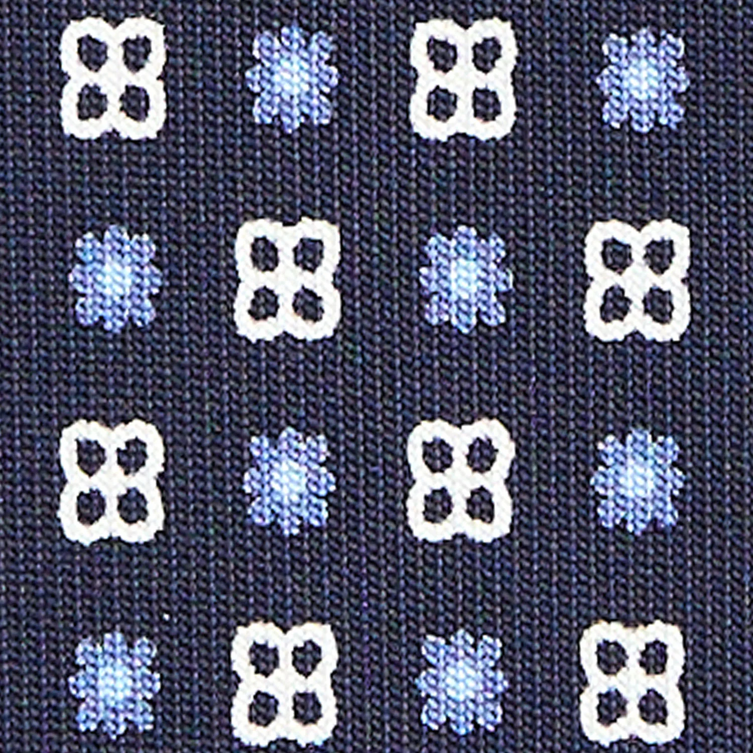 DARK BLUE CLASSIC SILK TIE - Image 5
