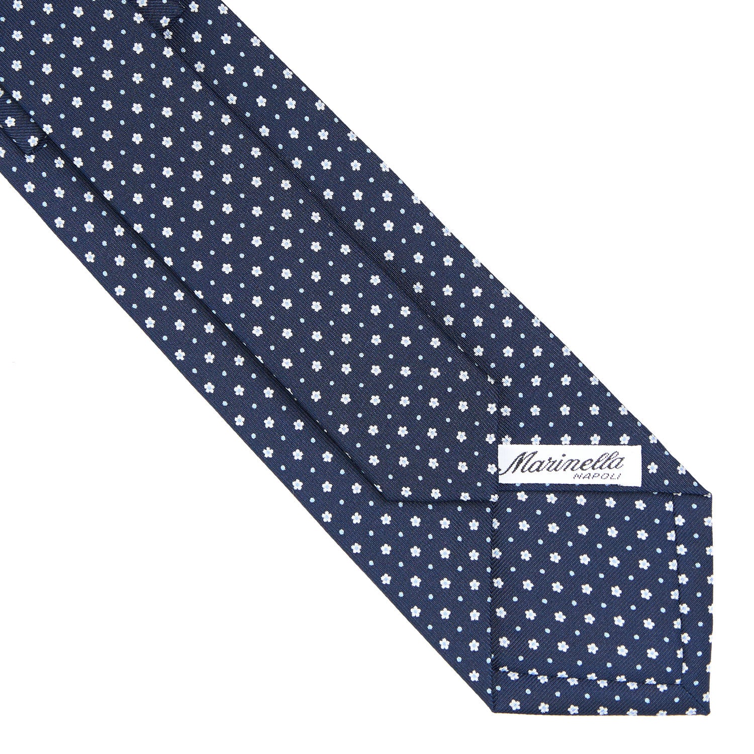 DARK BLUE CLASSIC SILK TIE - Image 4