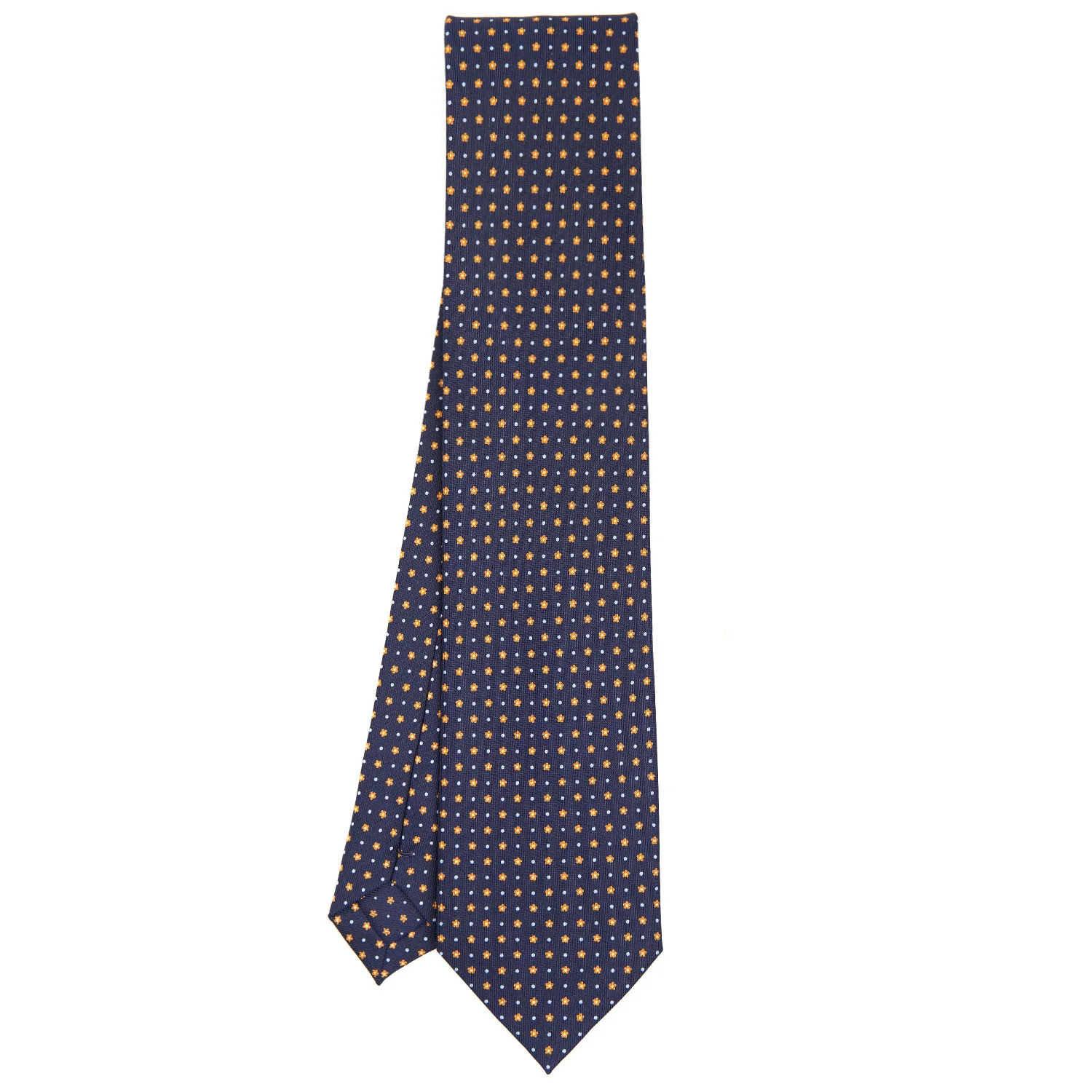 DARK BLUE CLASSIC SILK TIE - Image 2