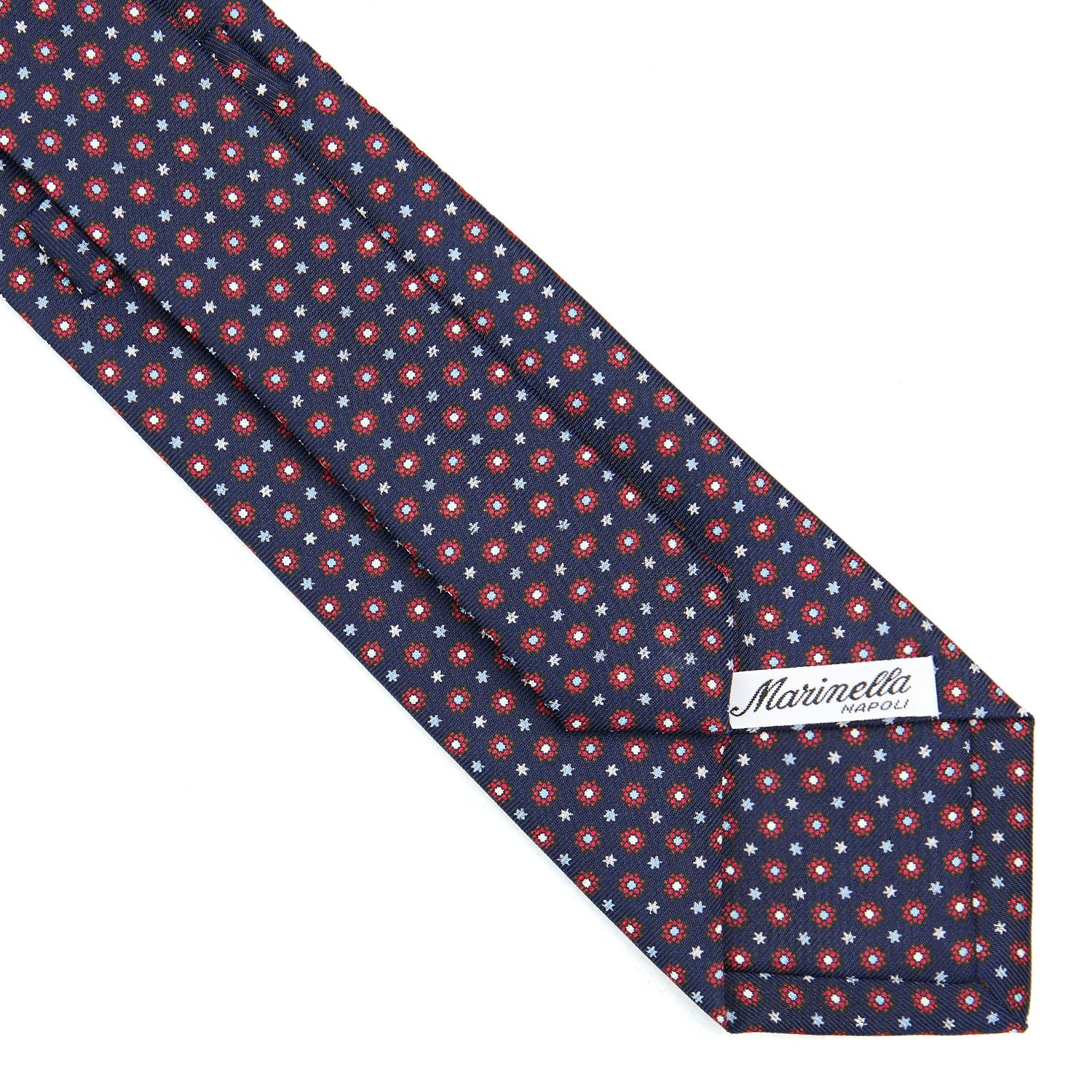 DARK BLUE CLASSIC SILK TIE - Image 4