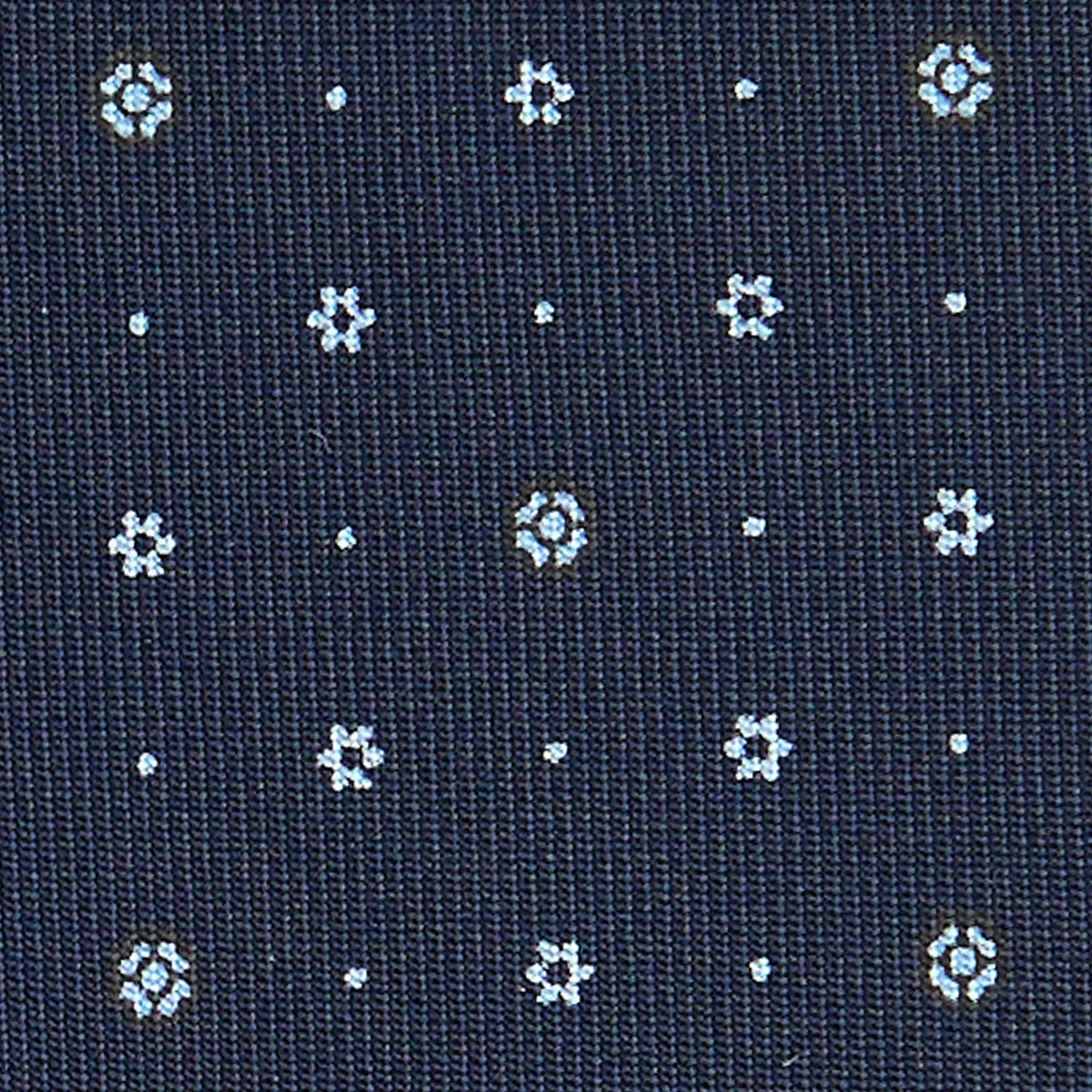 DARK BLUE CLASSIC SILK TIE - Image 5