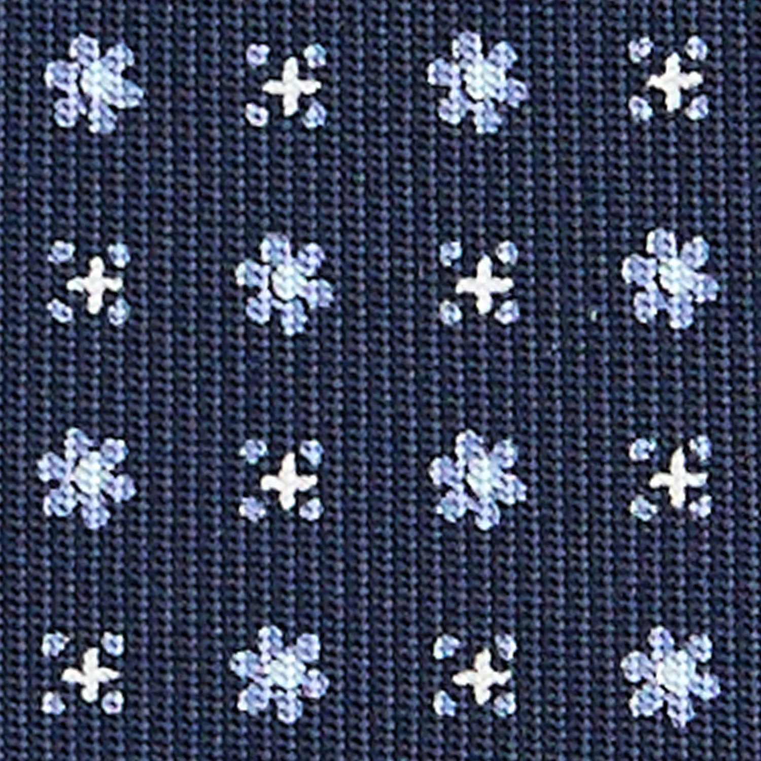 DARK BLUE CLASSIC SILK TIE - Image 5