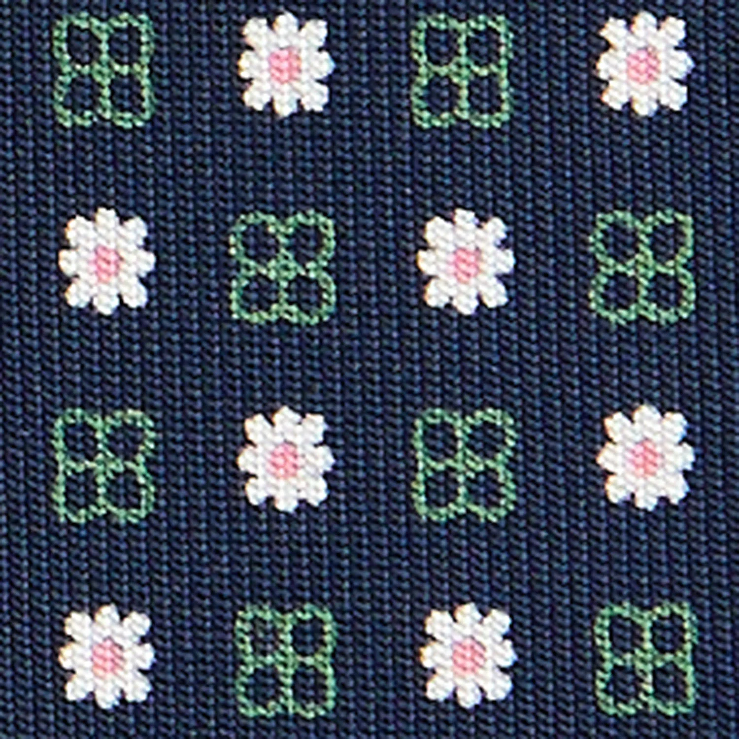 DARK BLUE CLASSIC SILK TIE - Image 5