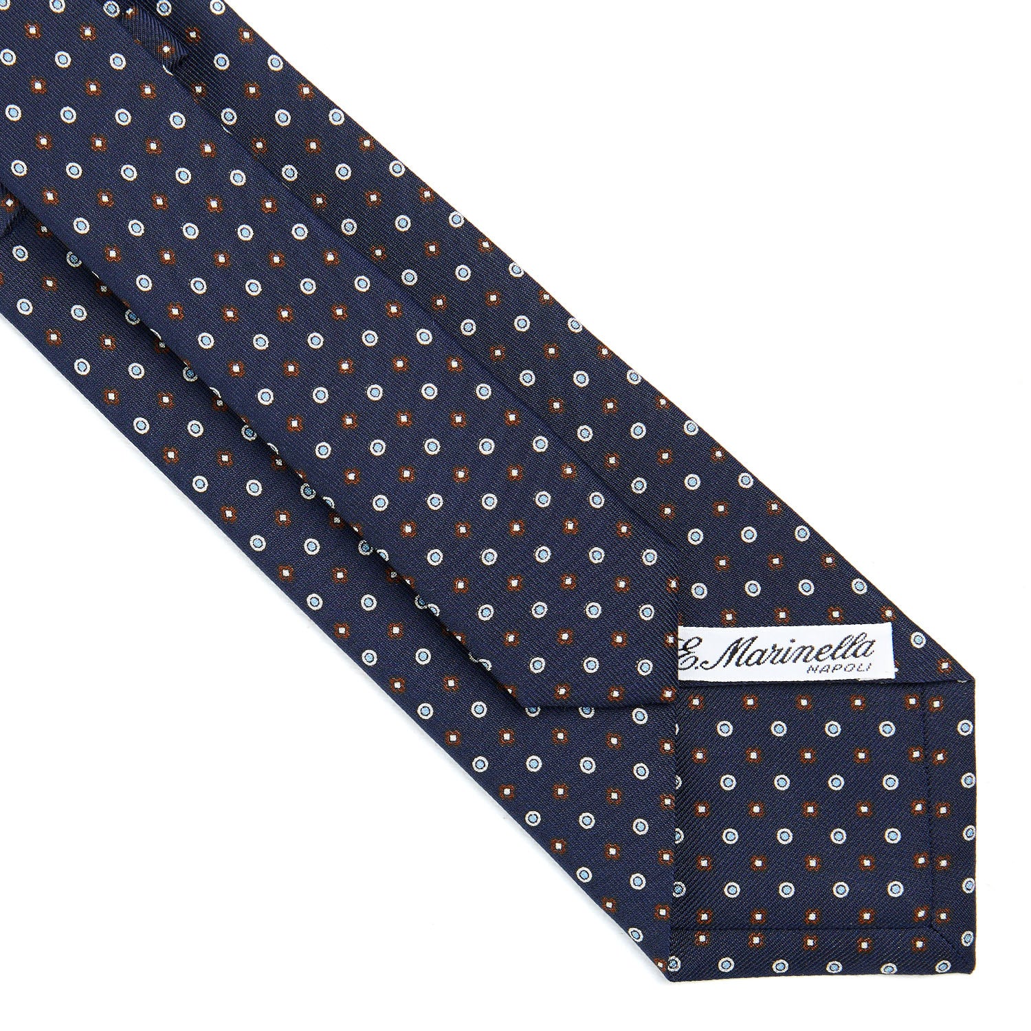 DARK BLUE CLASSIC SILK TIE - Image 4