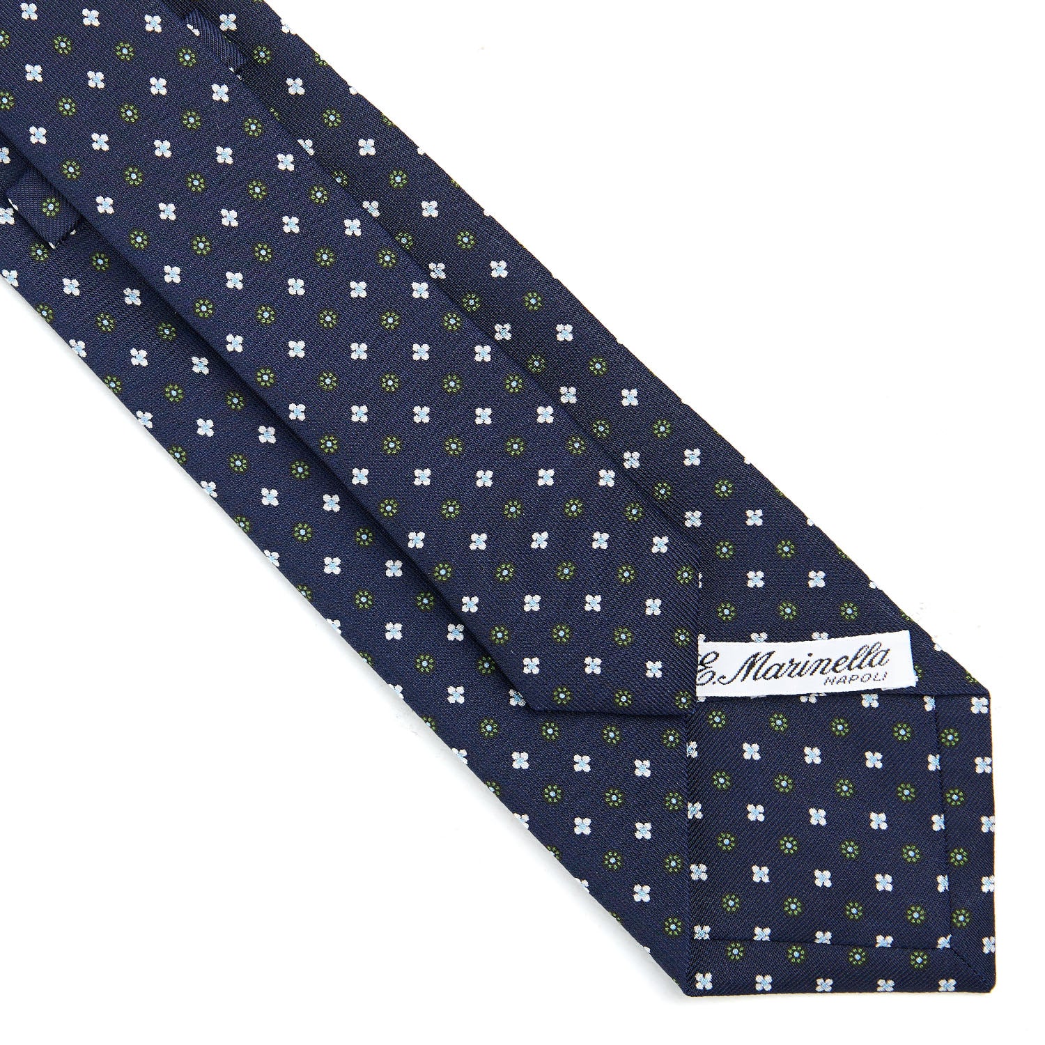 DARK BLUE CLASSIC SILK TIE - Image 4