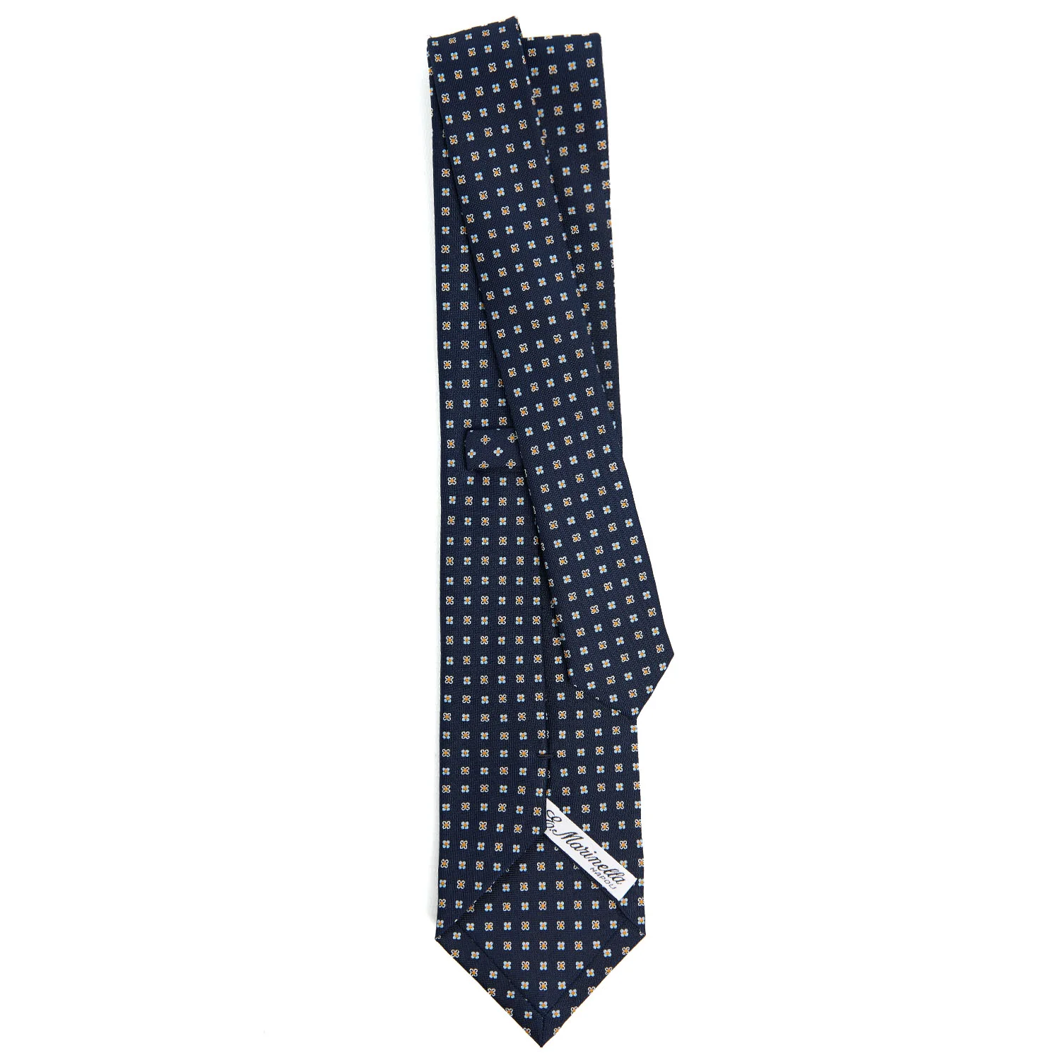 DARK BLUE CLASSIC SILK TIE - Image 3
