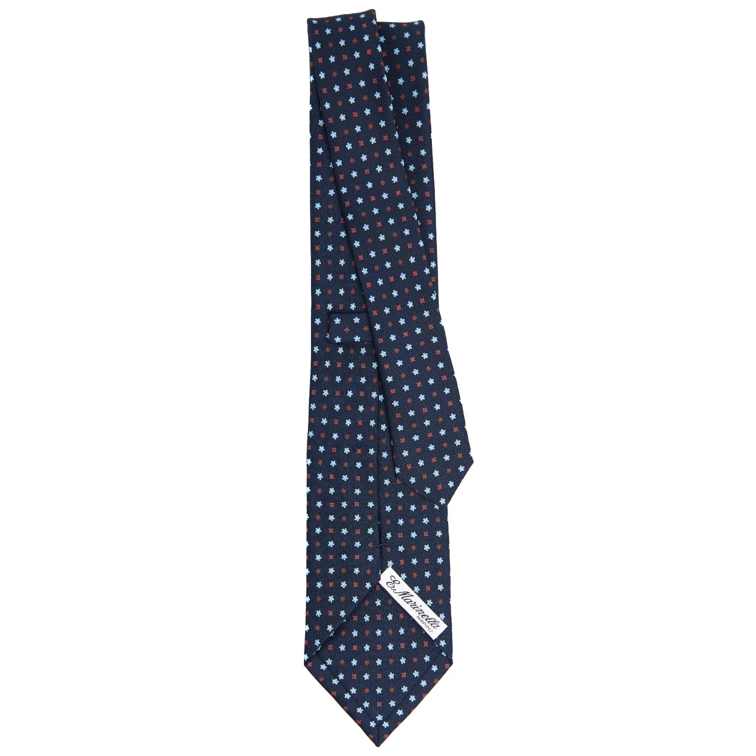 DARK BLUE CLASSIC SILK TIE - Image 3