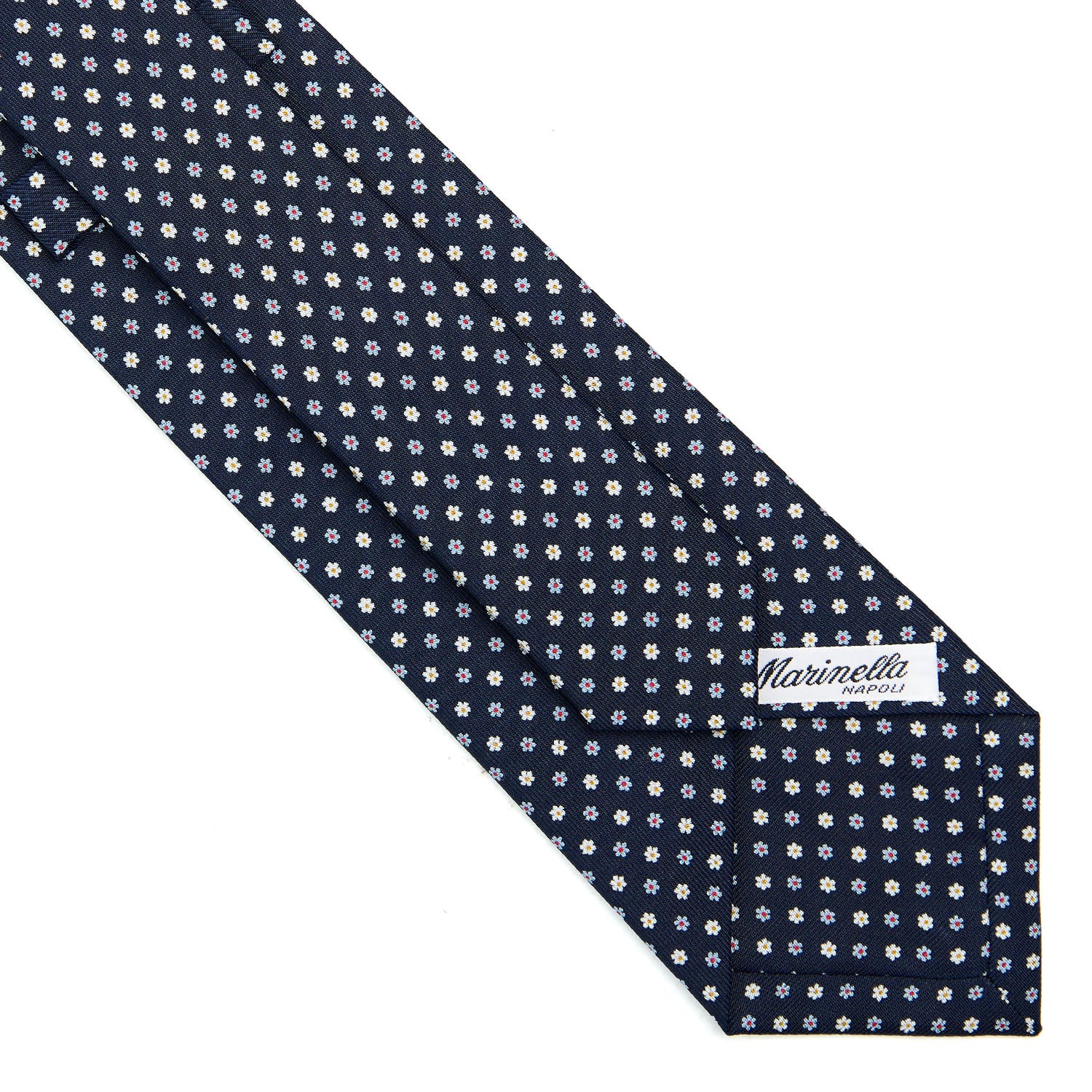 DARK BLUE CLASSIC SILK TIE - Image 4