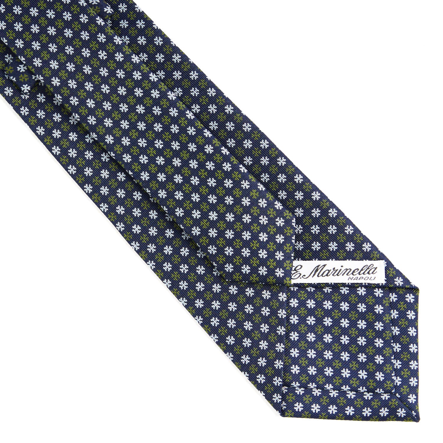 DARK BLUE CLASSIC SILK TIE - Image 4