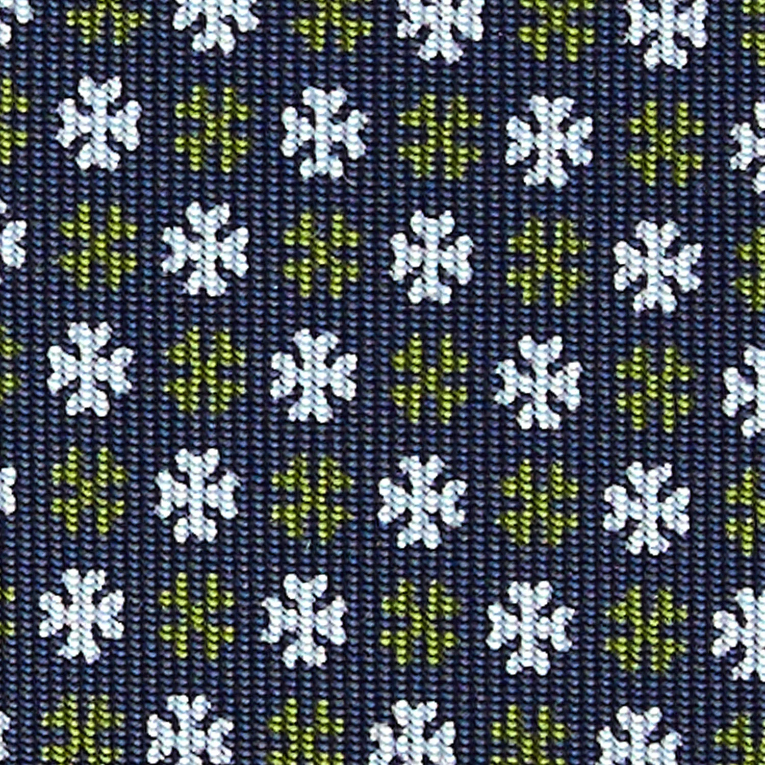 DARK BLUE CLASSIC SILK TIE - Image 5