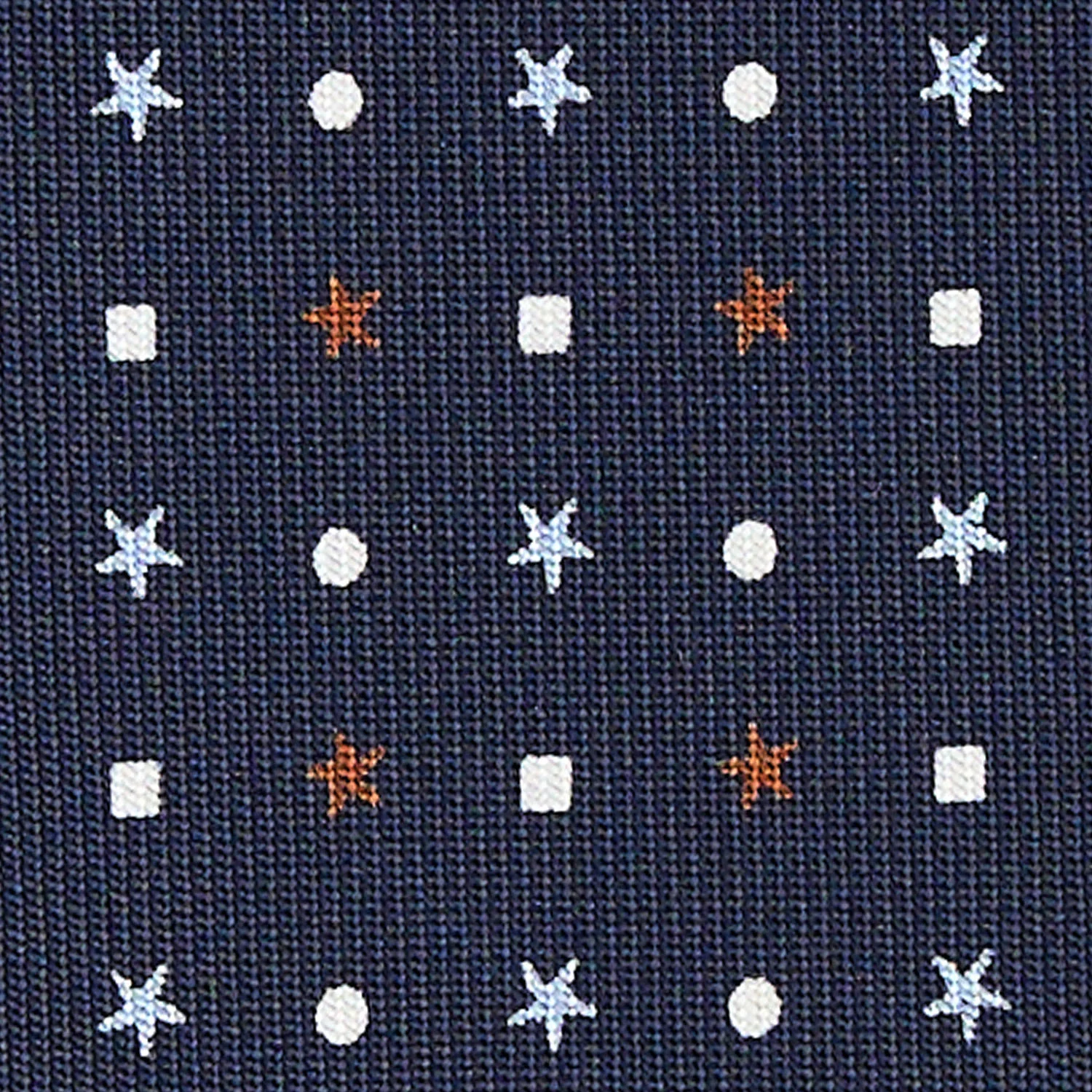 DARK BLUE CLASSIC SILK TIE - Image 5