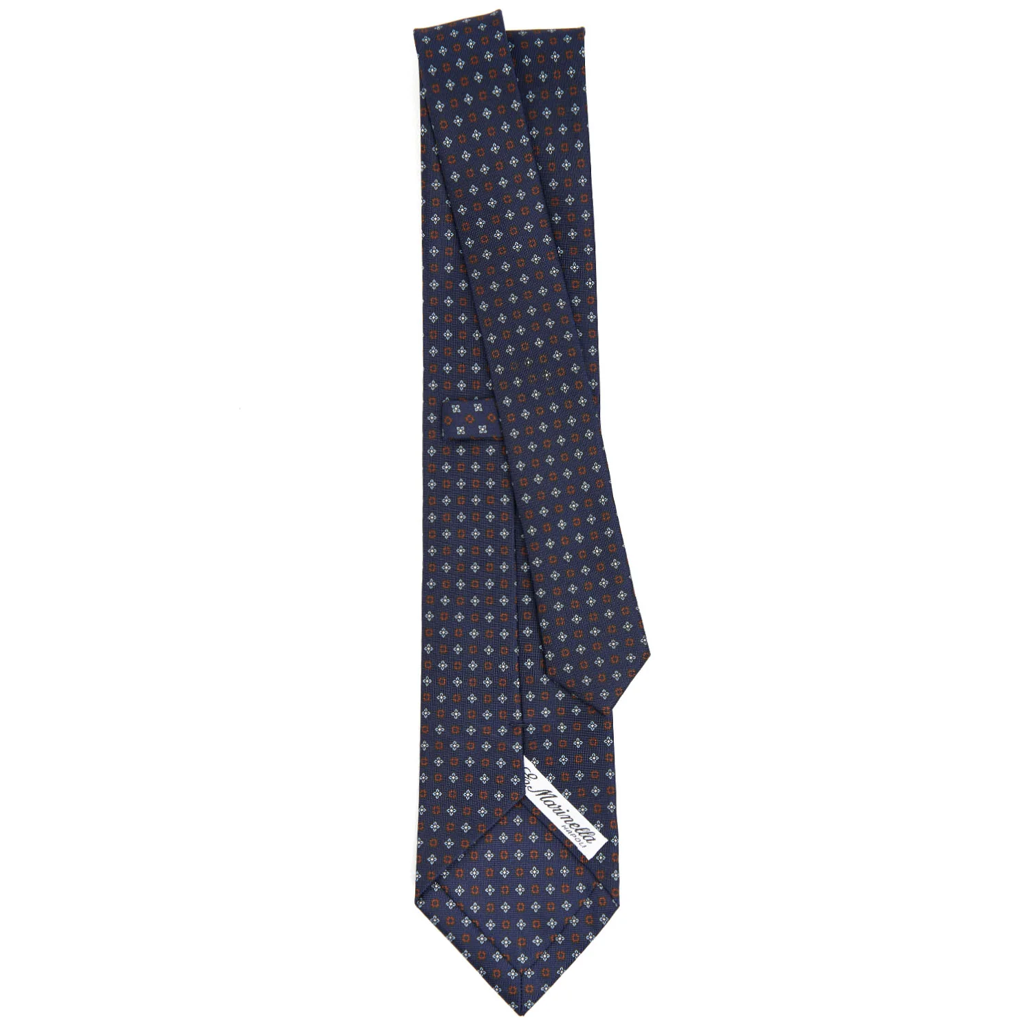 DARK BLUE CLASSIC SILK TIE - Image 3