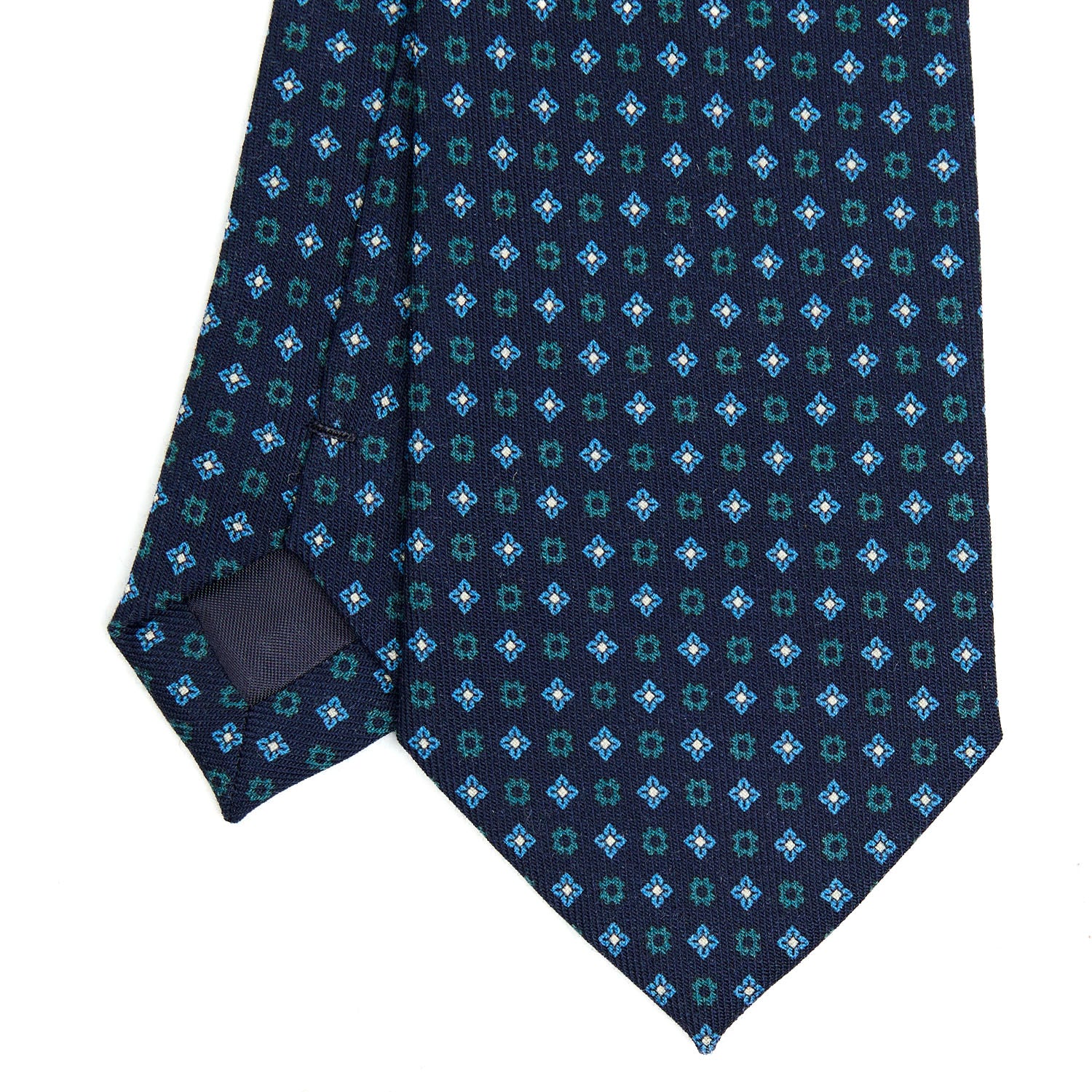 DARK BLUE CLASSIC WOOL TIE