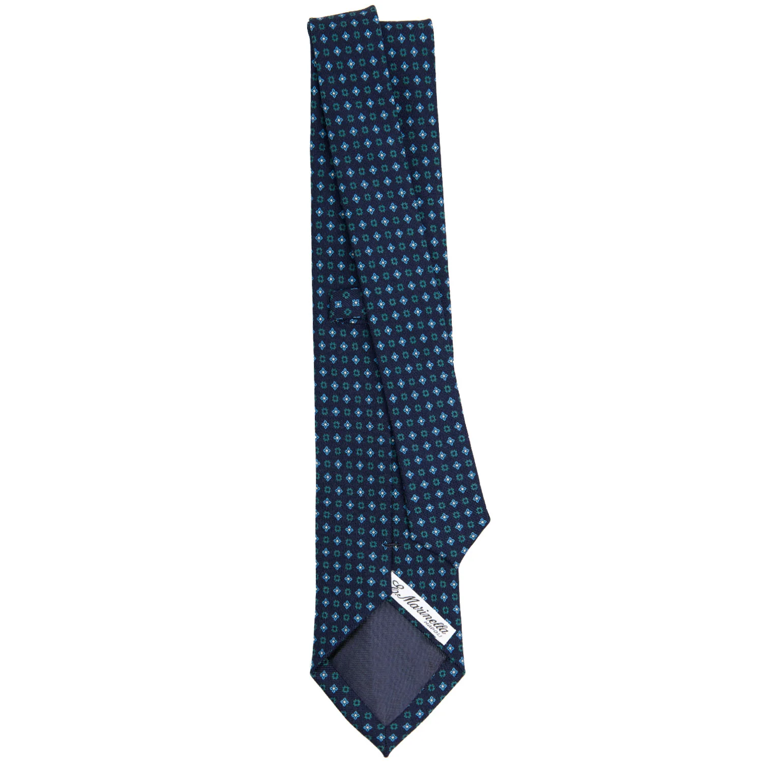 DARK BLUE CLASSIC WOOL TIE - Image 3