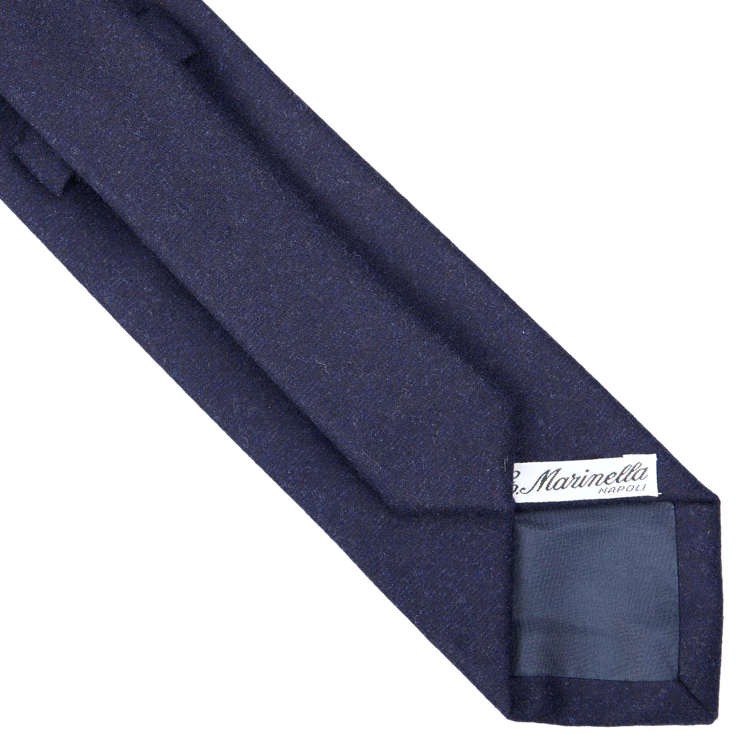 DARK BLUE CLASSIC WOOL TIE - Image 4