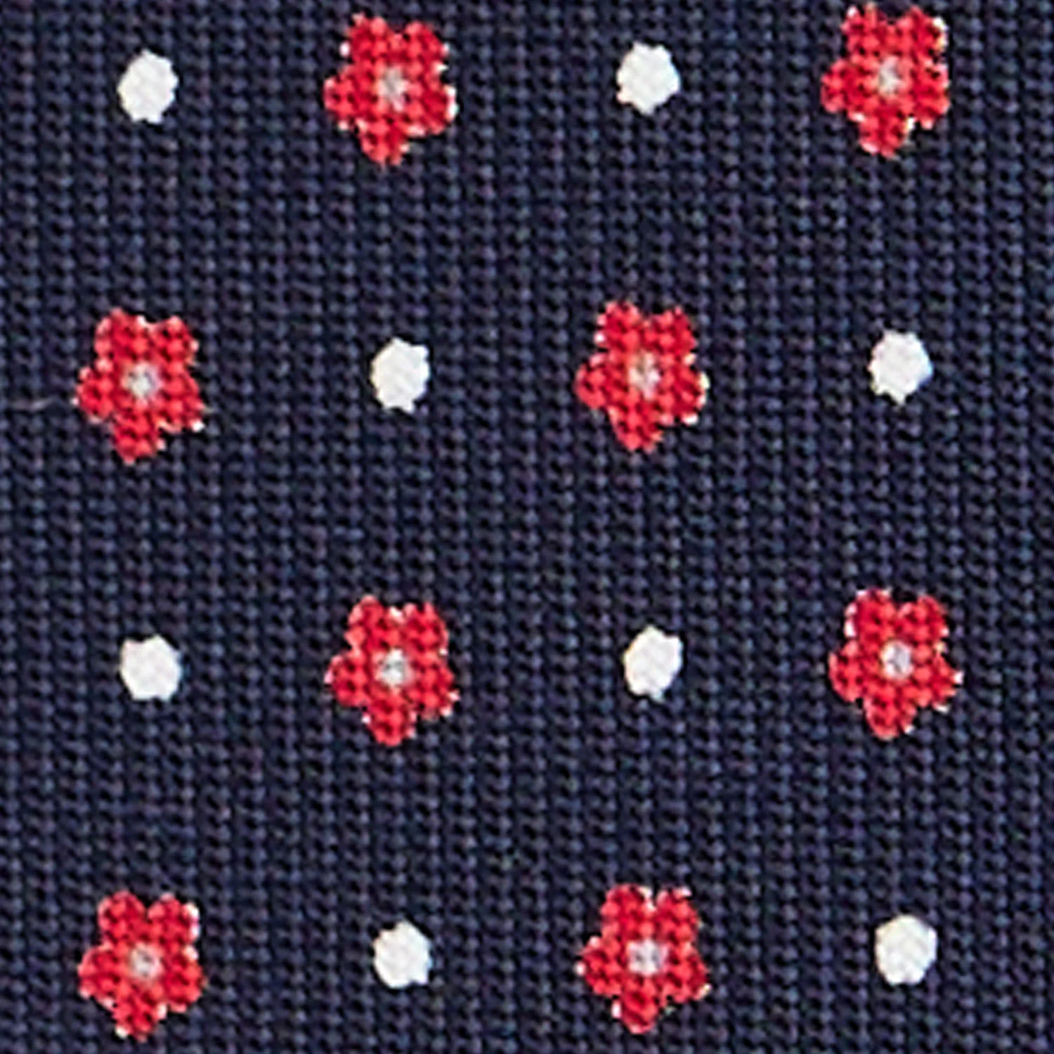 DARK BLUE EXTRA LONG SARTORIAL SILK TIE - Image 5