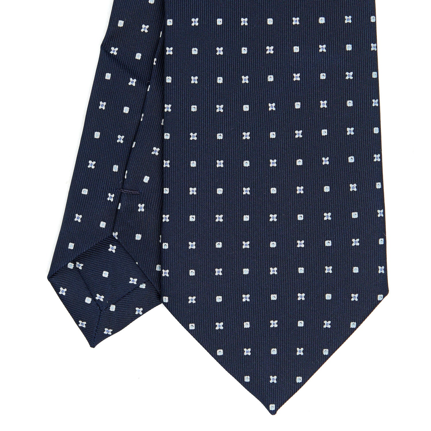 DARK BLUE EXTRA LONG SARTORIAL SILK TIE