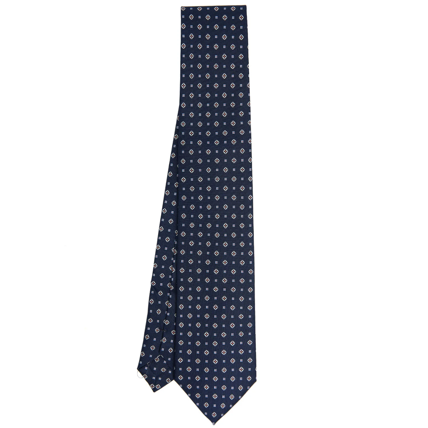 DARK BLUE EXTRA LONG SARTORIAL SILK TIE - Image 2