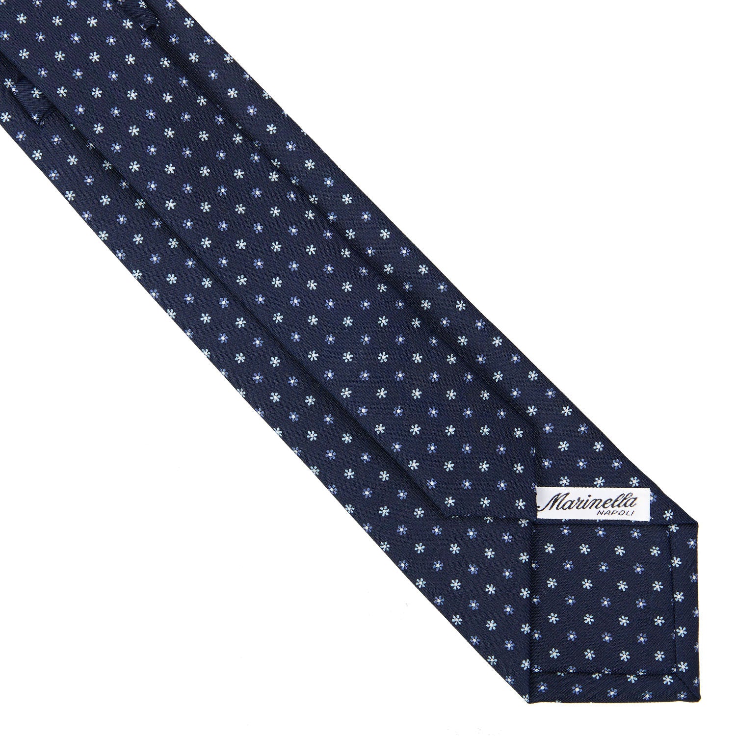 DARK BLUE EXTRA LONG SARTORIAL SILK TIE - Image 4