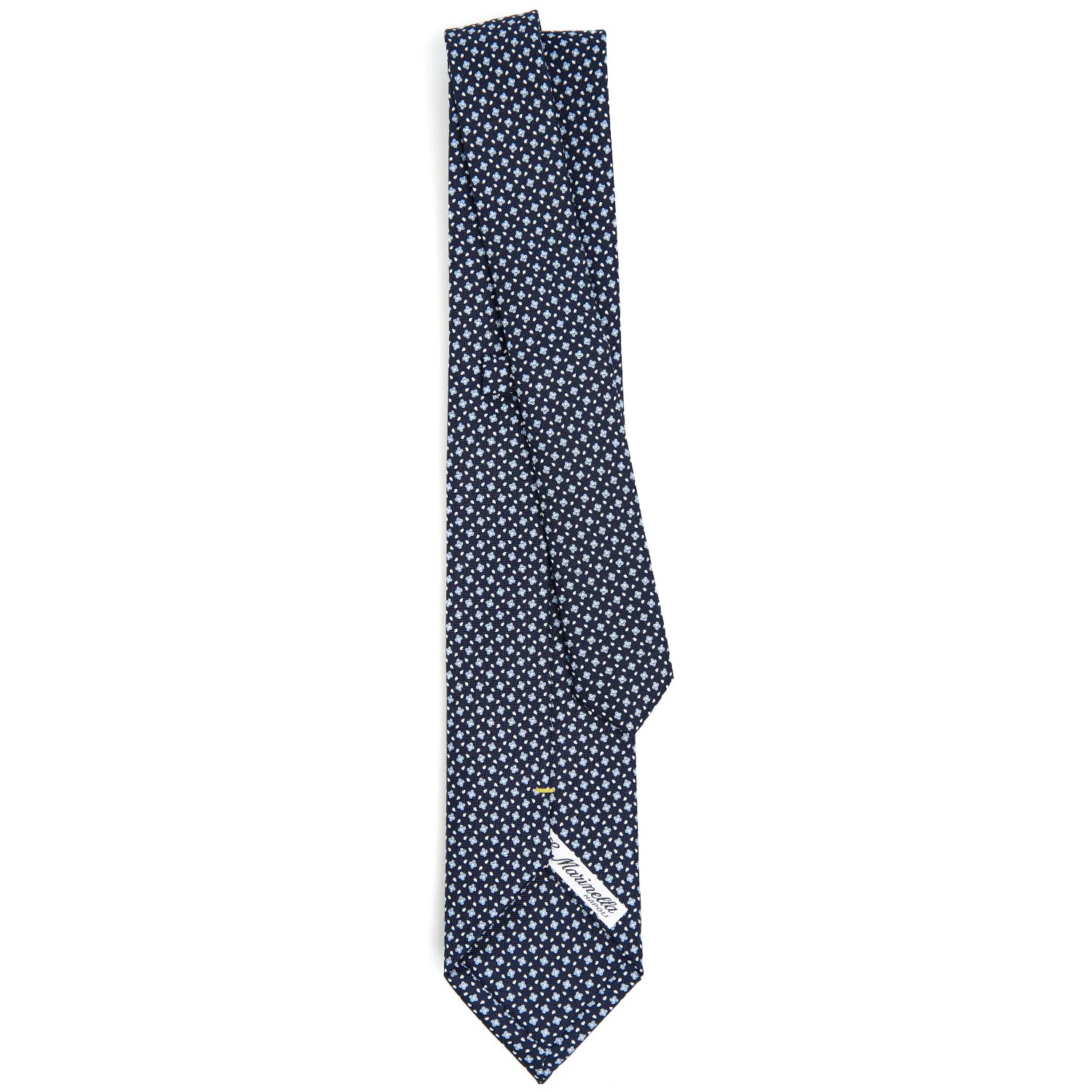 DARK BLUE EXTRA LONG SARTORIAL SILK TIE - Image 3
