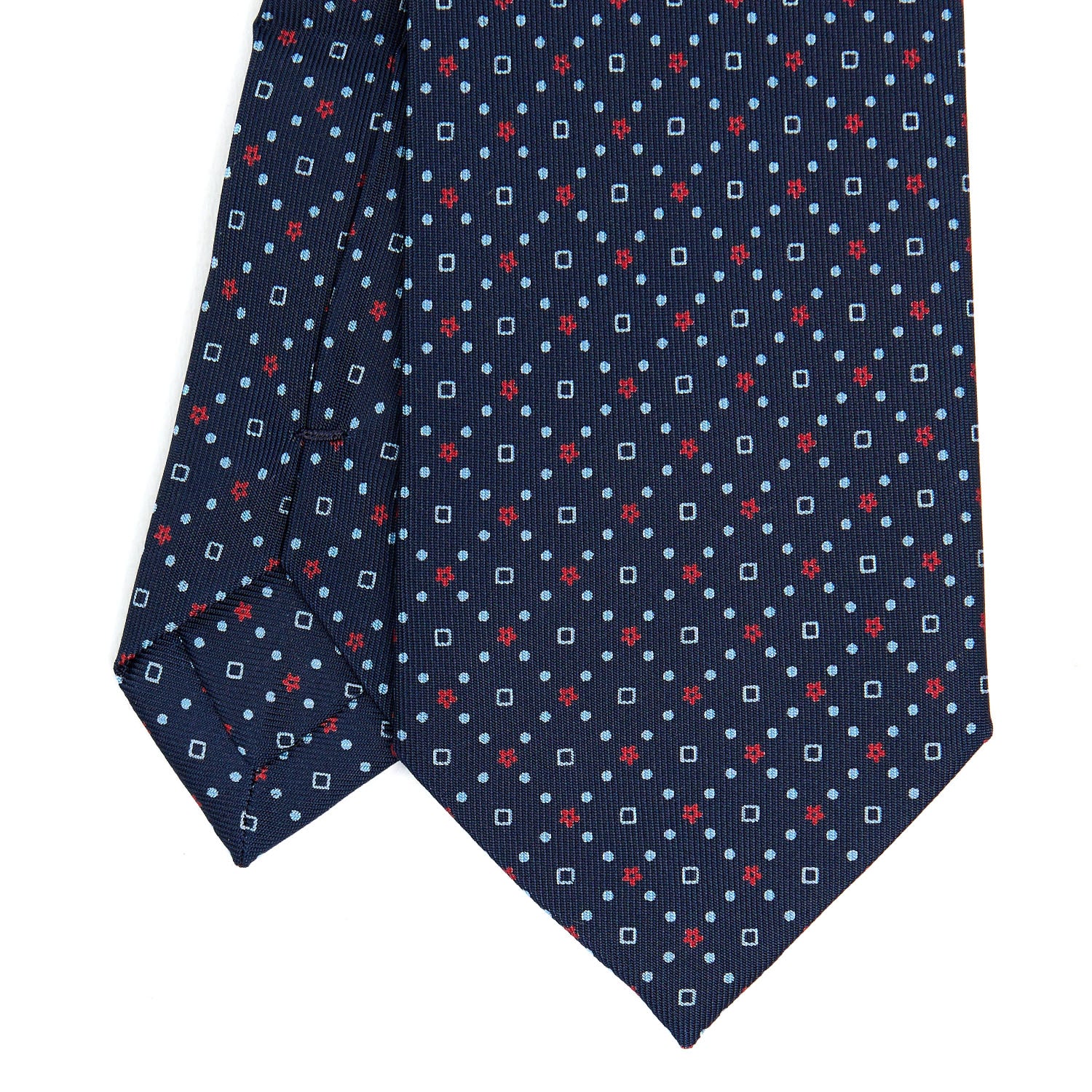 DARK BLUE EXTRA LONG SARTORIAL SILK TIE