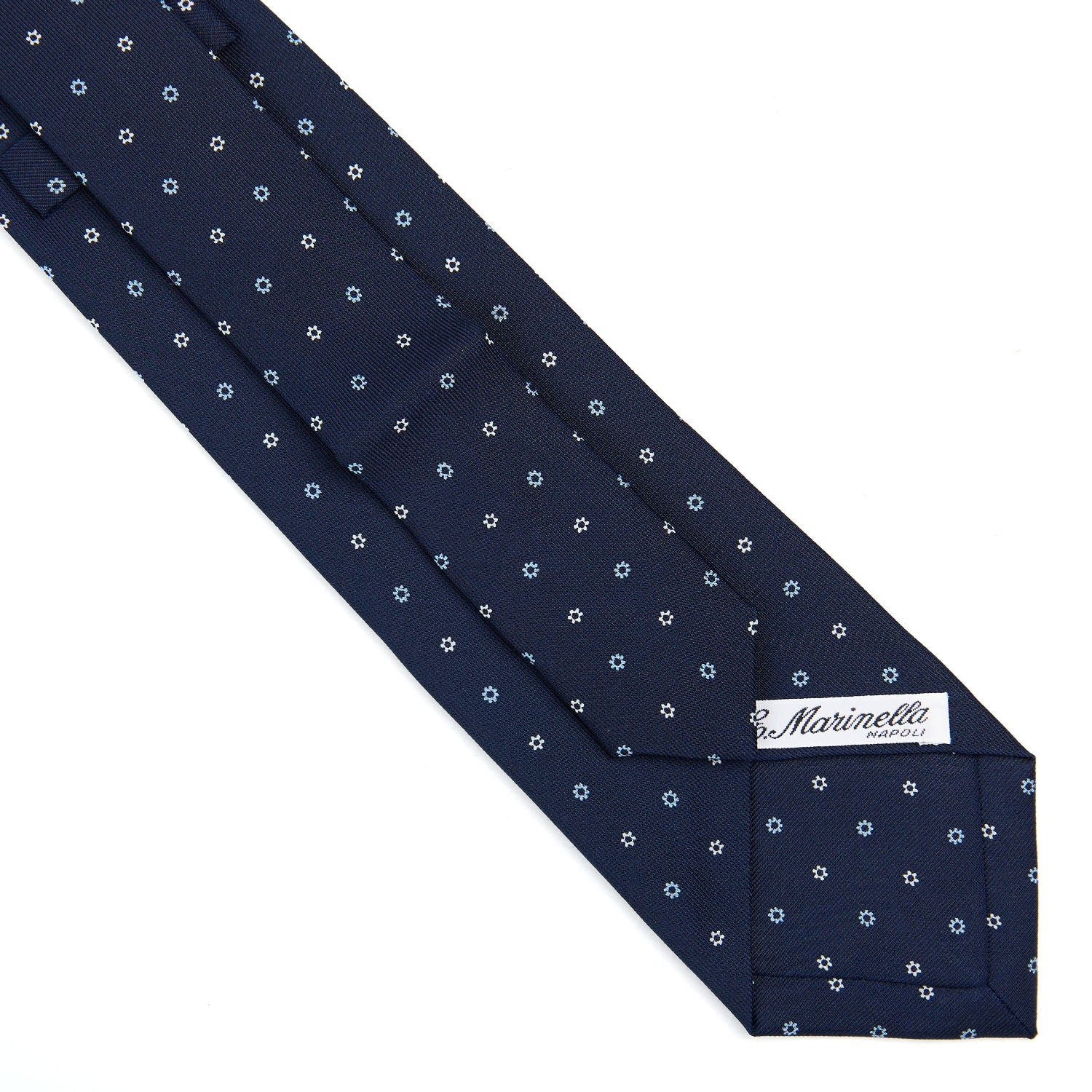 DARK BLUE EXTRA LONG SARTORIAL SILK TIE - Image 4