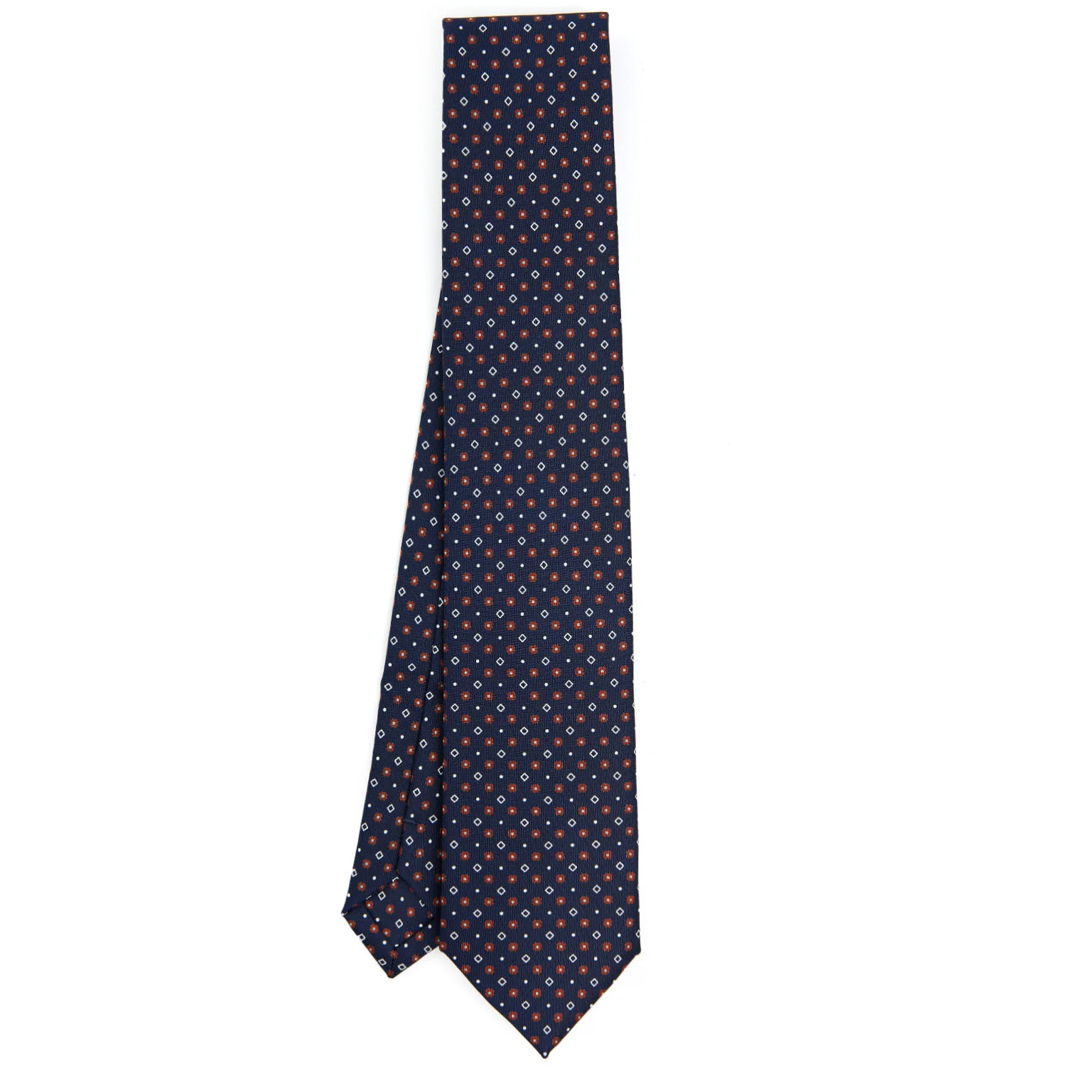 DARK BLUE EXTRA LONG SARTORIAL SILK TIE - Image 2