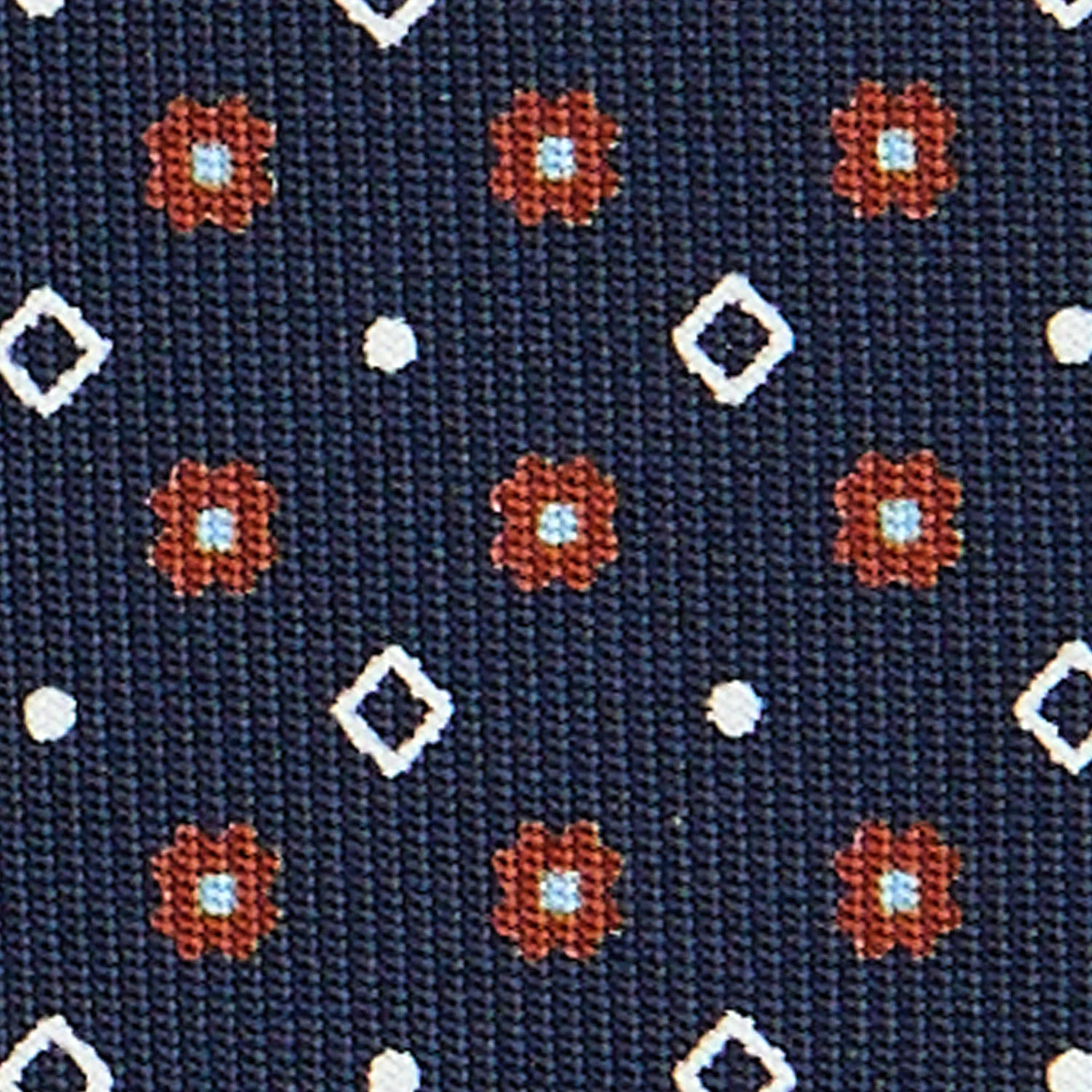 DARK BLUE EXTRA LONG SARTORIAL SILK TIE - Image 5