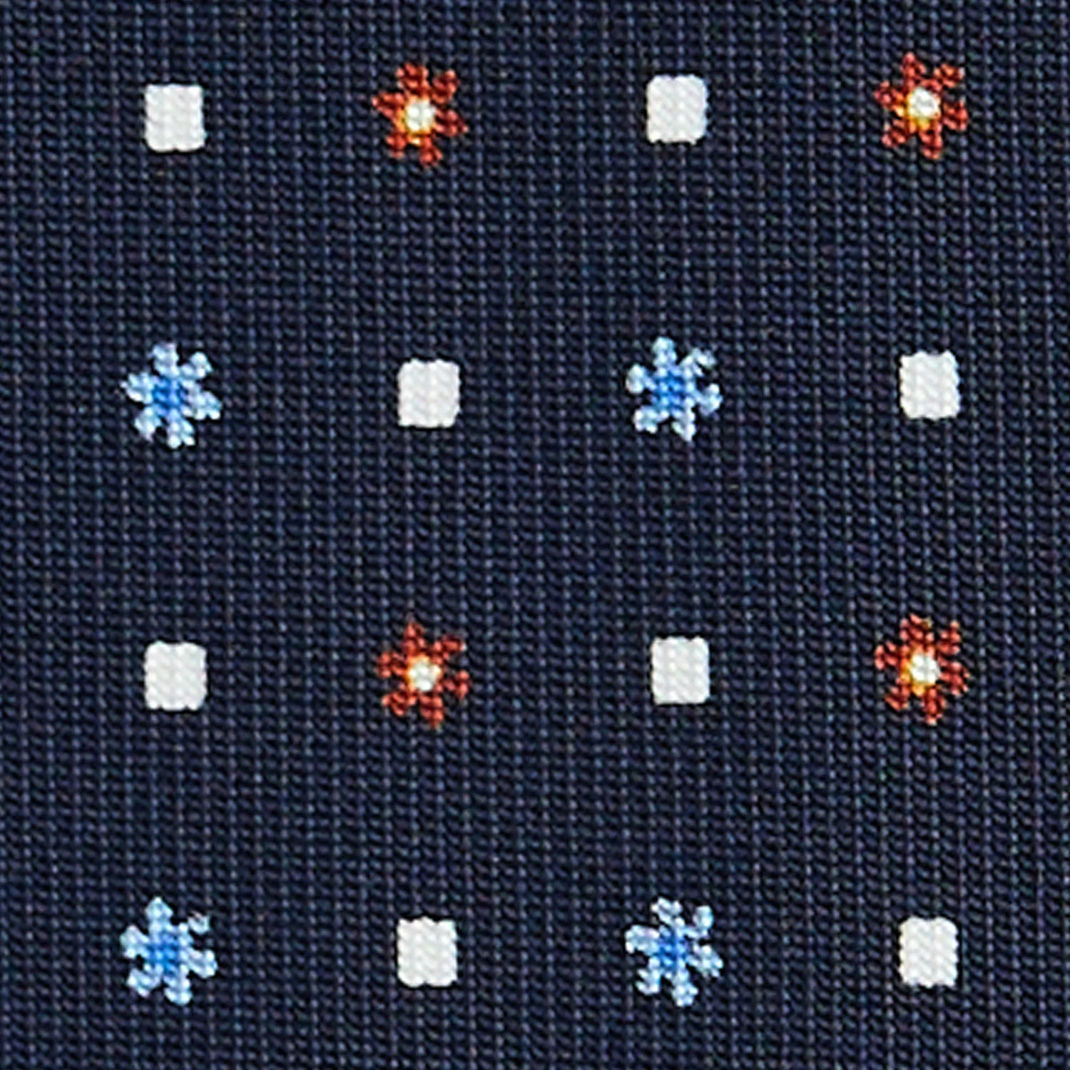 DARK BLUE SARTORIAL 7 CM SILK TIE - Image 5