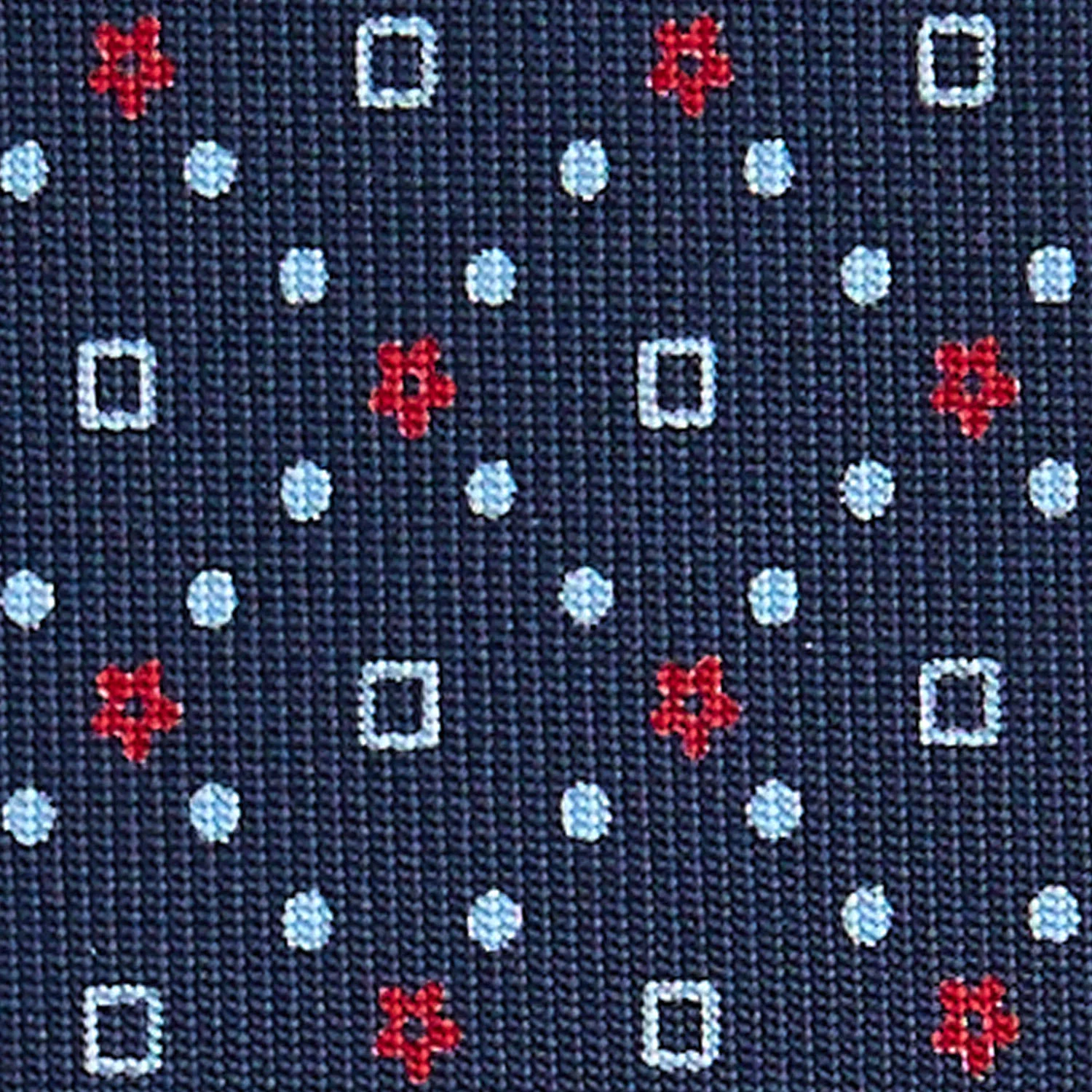 DARK BLUE SARTORIAL 7 CM SILK TIE - Image 5