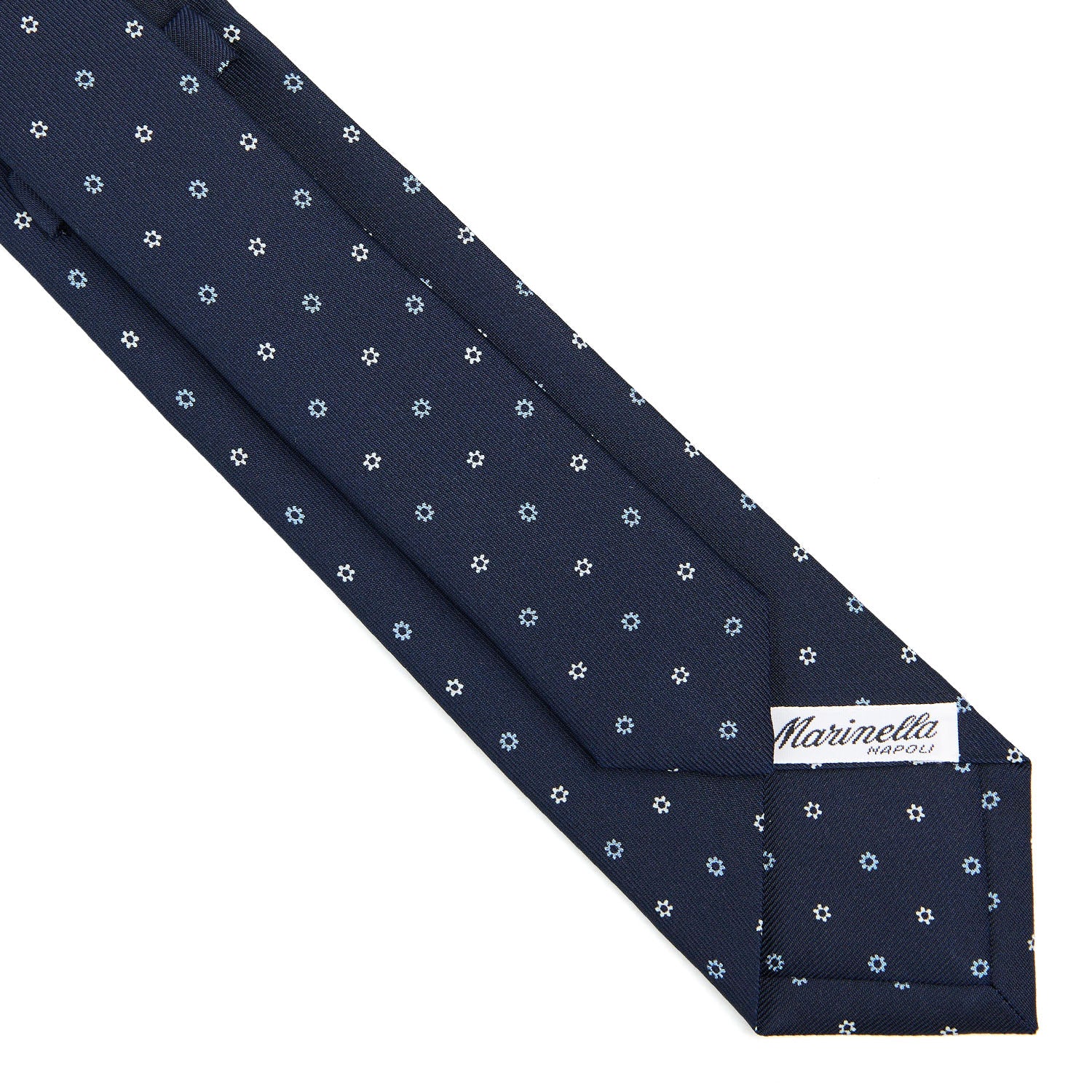 DARK BLUE SARTORIAL 7 CM SILK TIE - Image 4