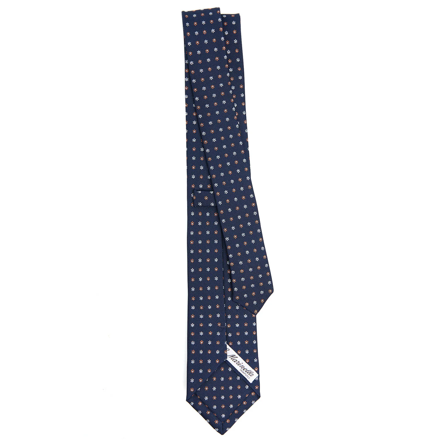 DARK BLUE SARTORIAL 7 CM SILK TIE - Image 3