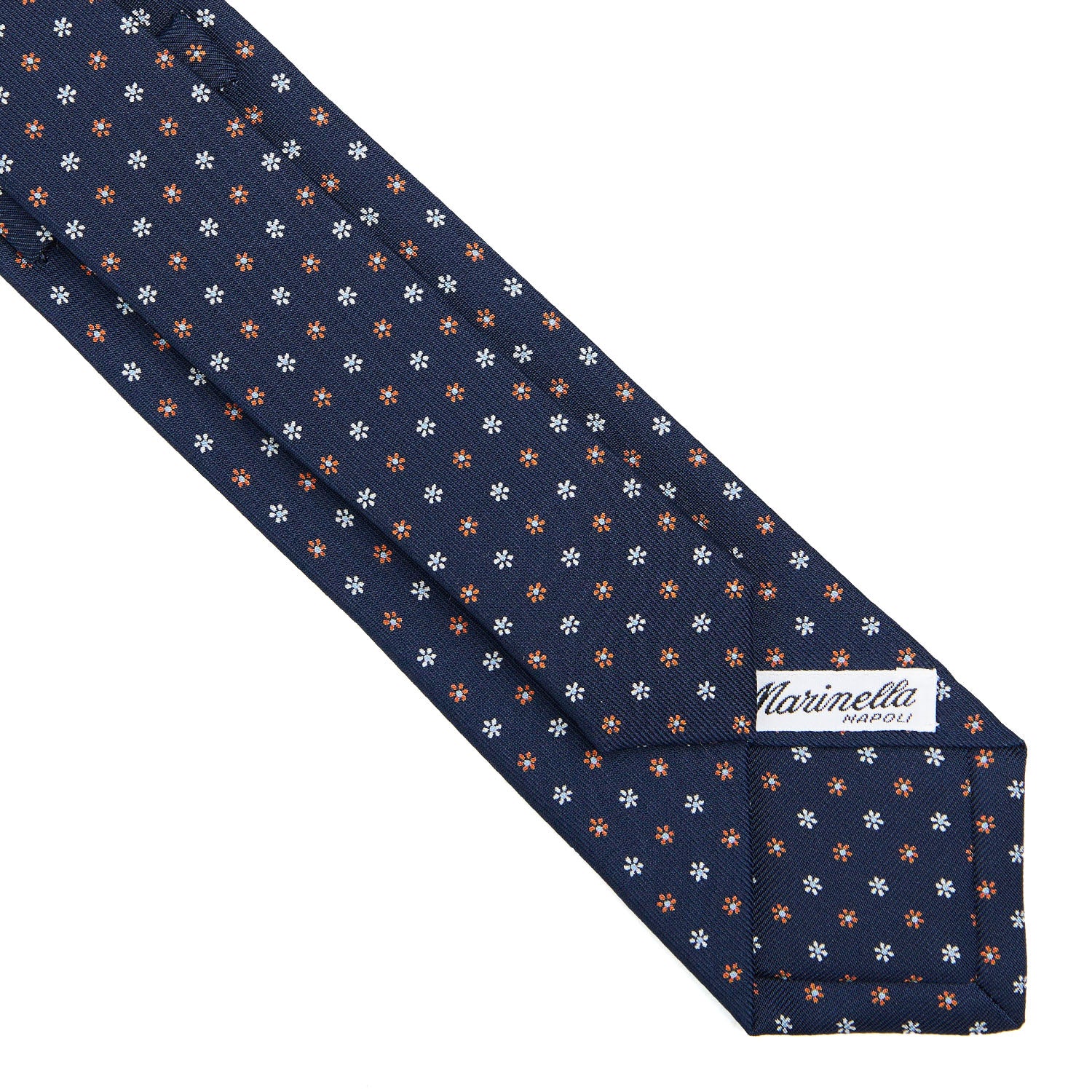 DARK BLUE SARTORIAL 7 CM SILK TIE - Image 4
