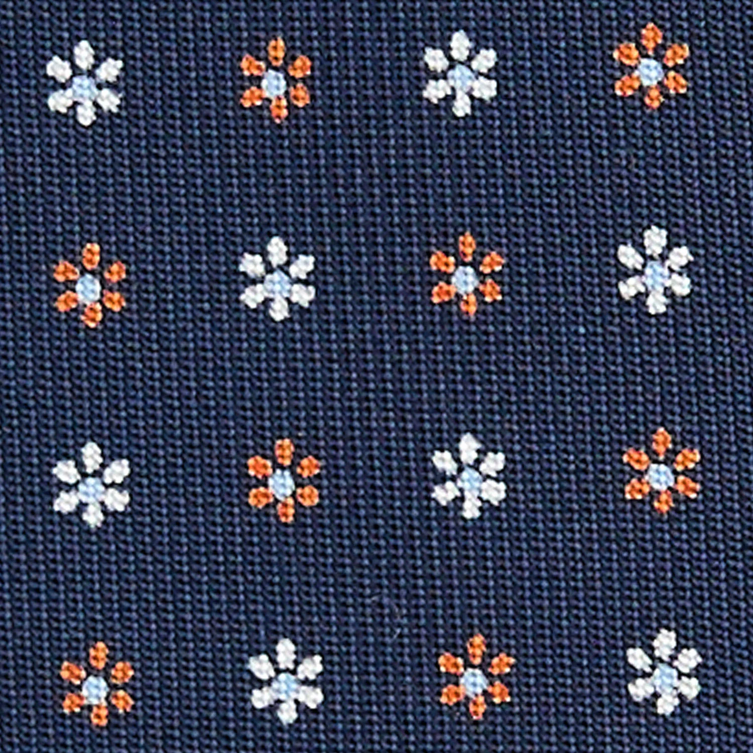 DARK BLUE SARTORIAL 7 CM SILK TIE - Image 5