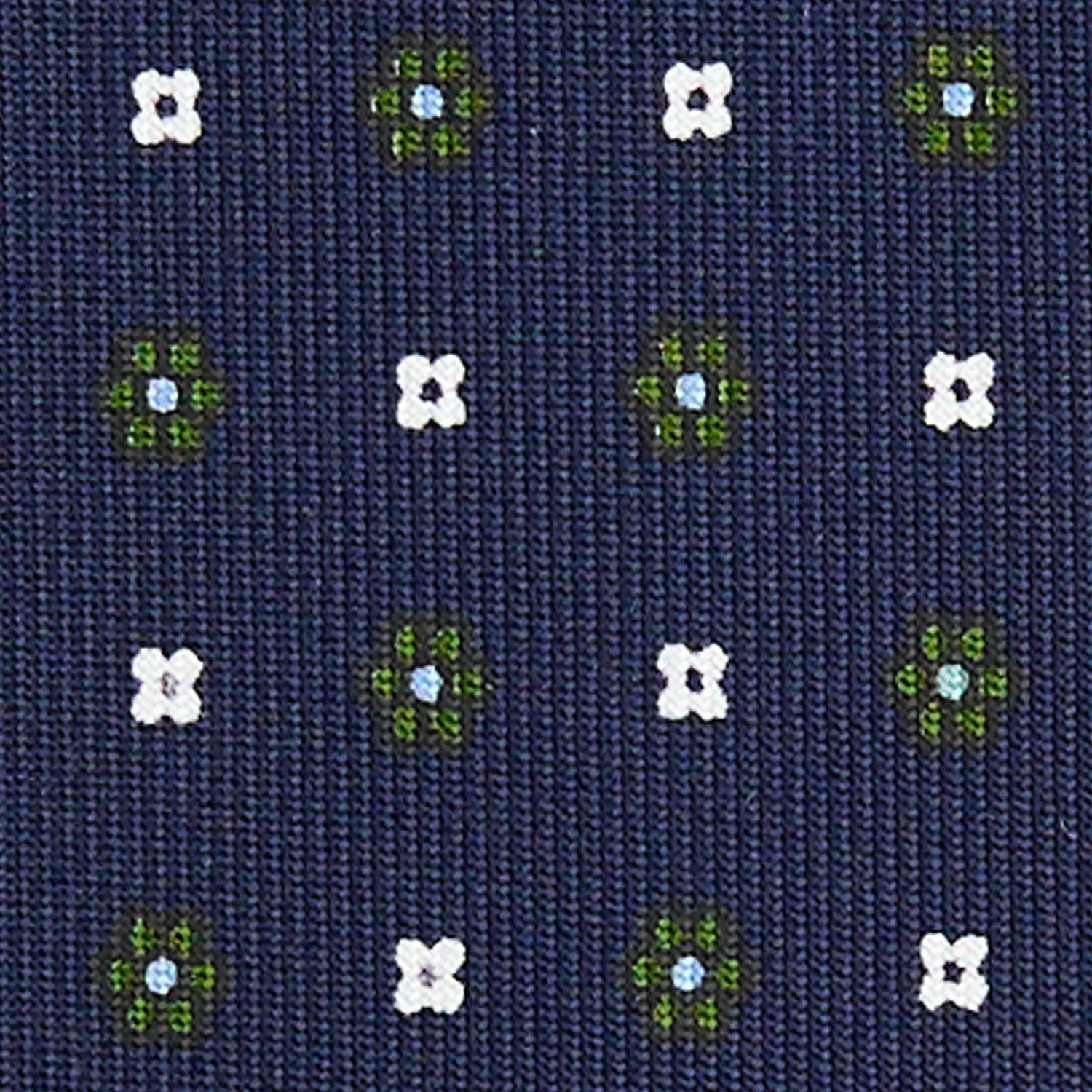DARK BLUE SARTORIAL 7 CM SILK TIE - Image 5