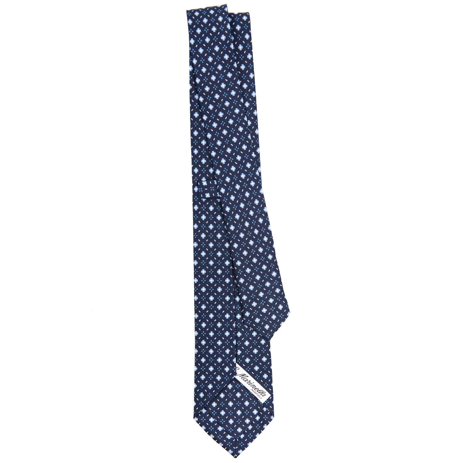 DARK BLUE SARTORIAL 7 CM SILK TIE - Image 3