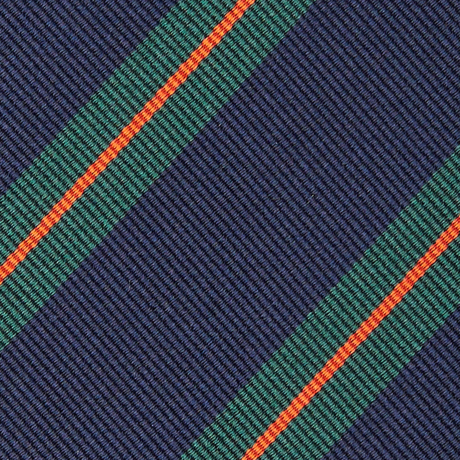 DARK BLUE REGIMENTAL SILK TIE - Image 5