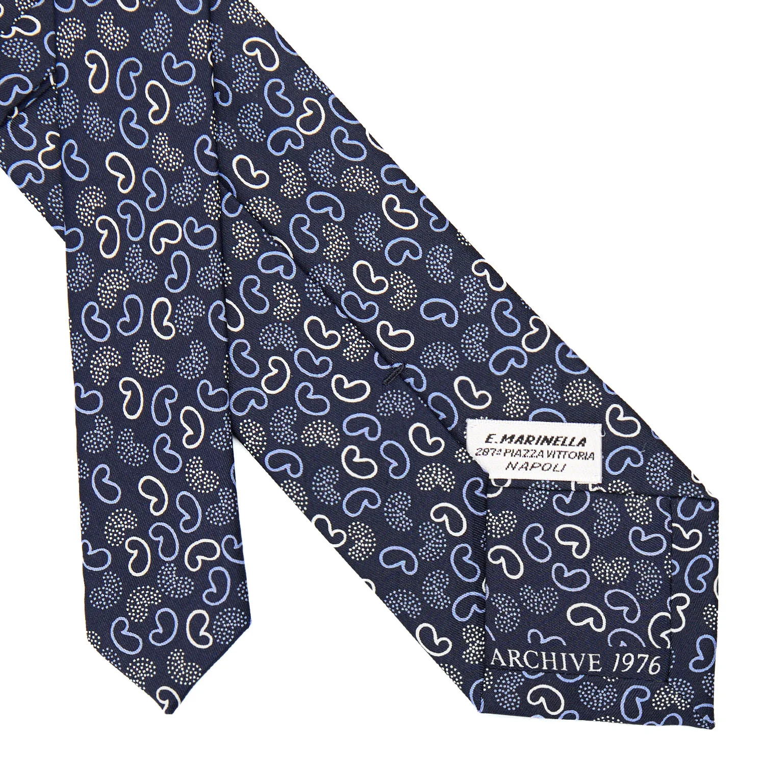 DARK BLUE SILK TIE