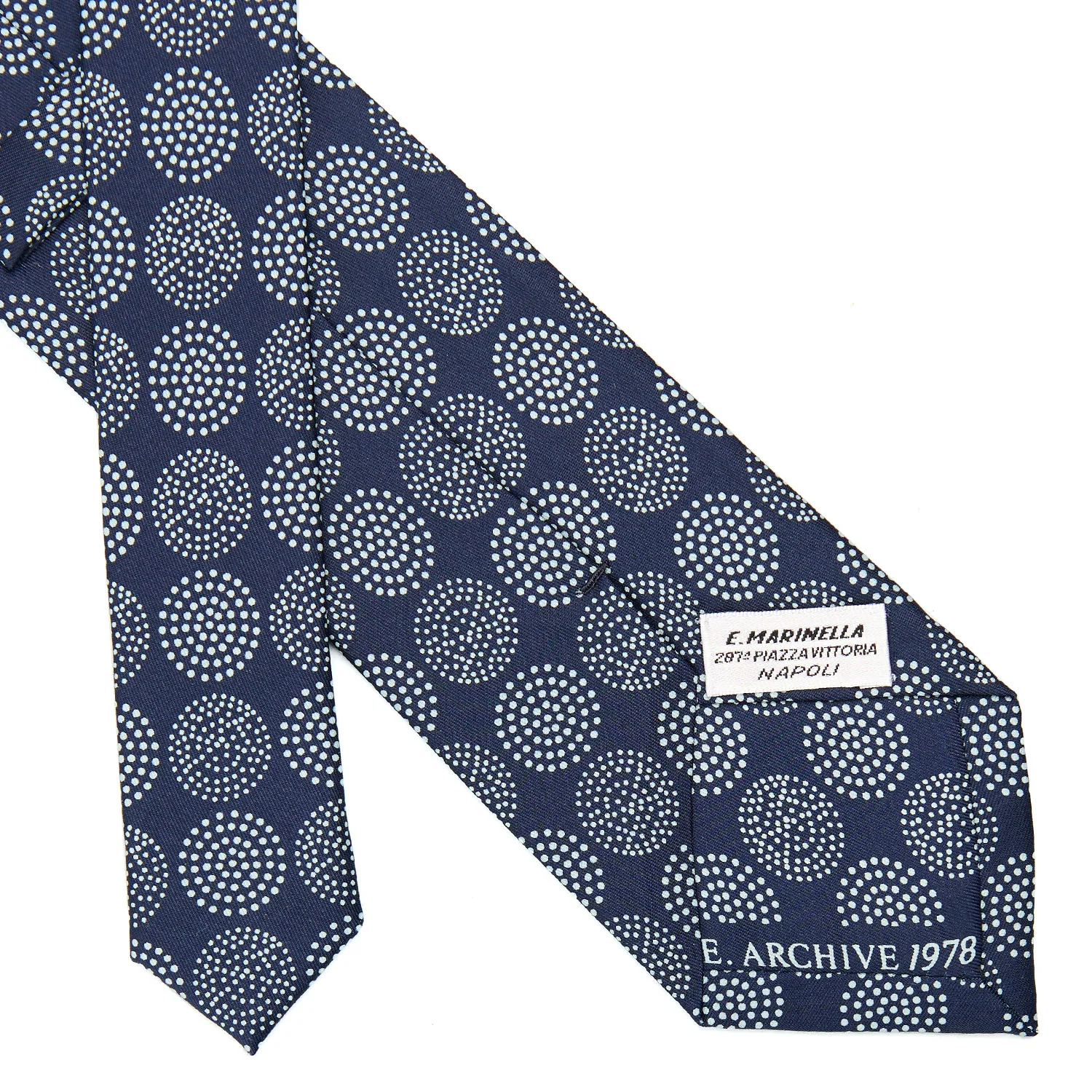 DARK BLUE SILK TIE